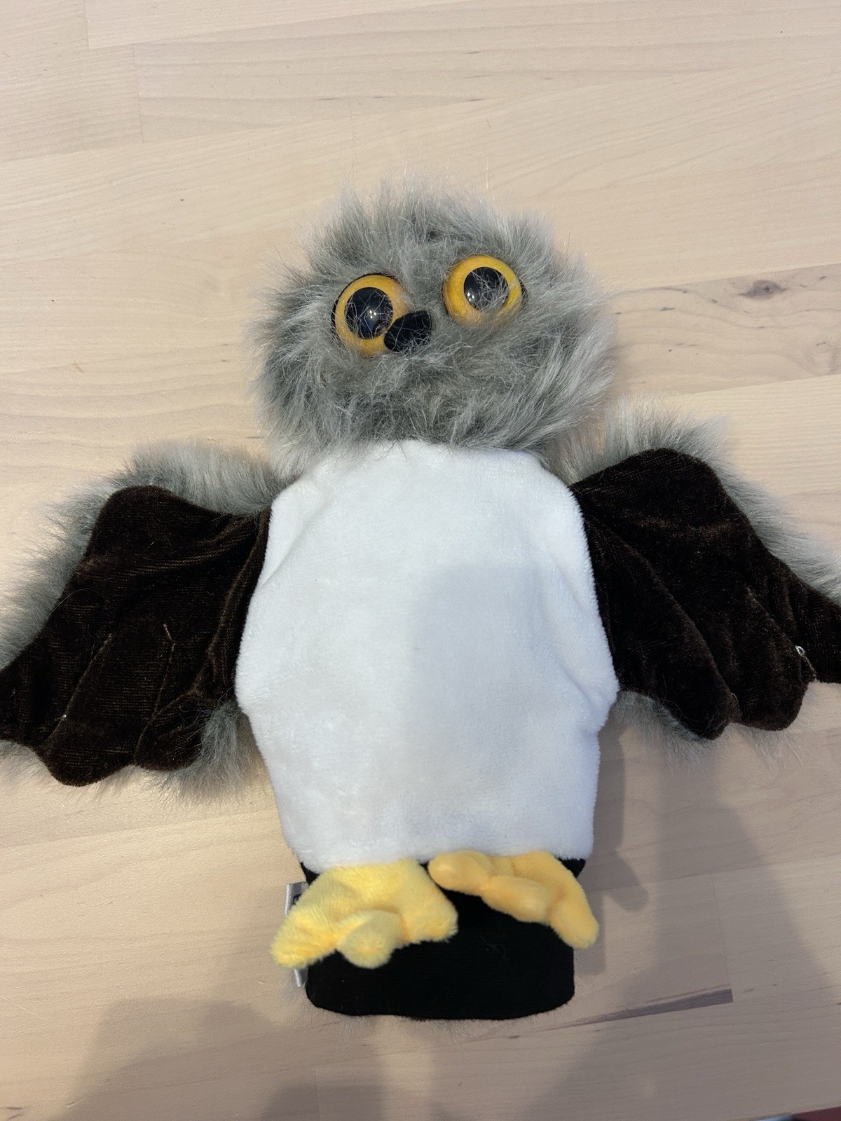 Beleduc Owl Hand Puppet 40118 Glove German Made Toy Excellent Conditon