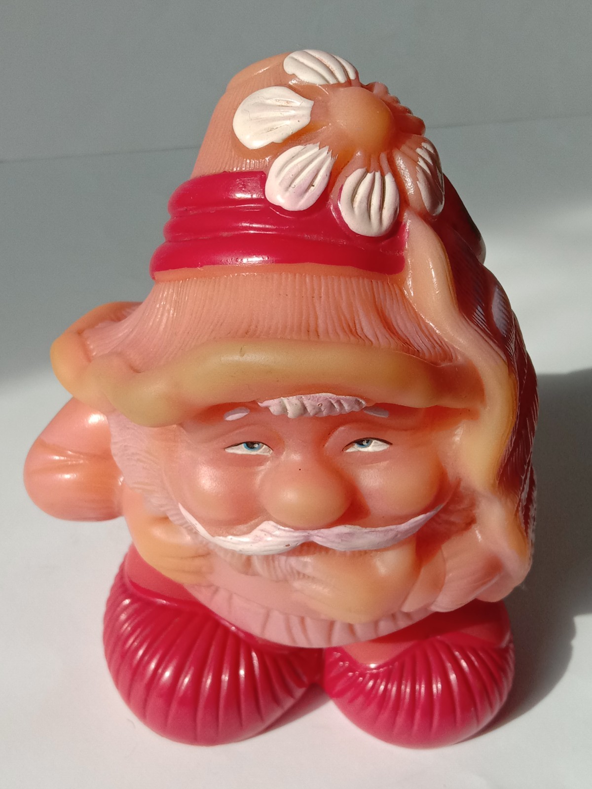 Vintage rubber toy “Good Forest Grandfather” from the USSR period