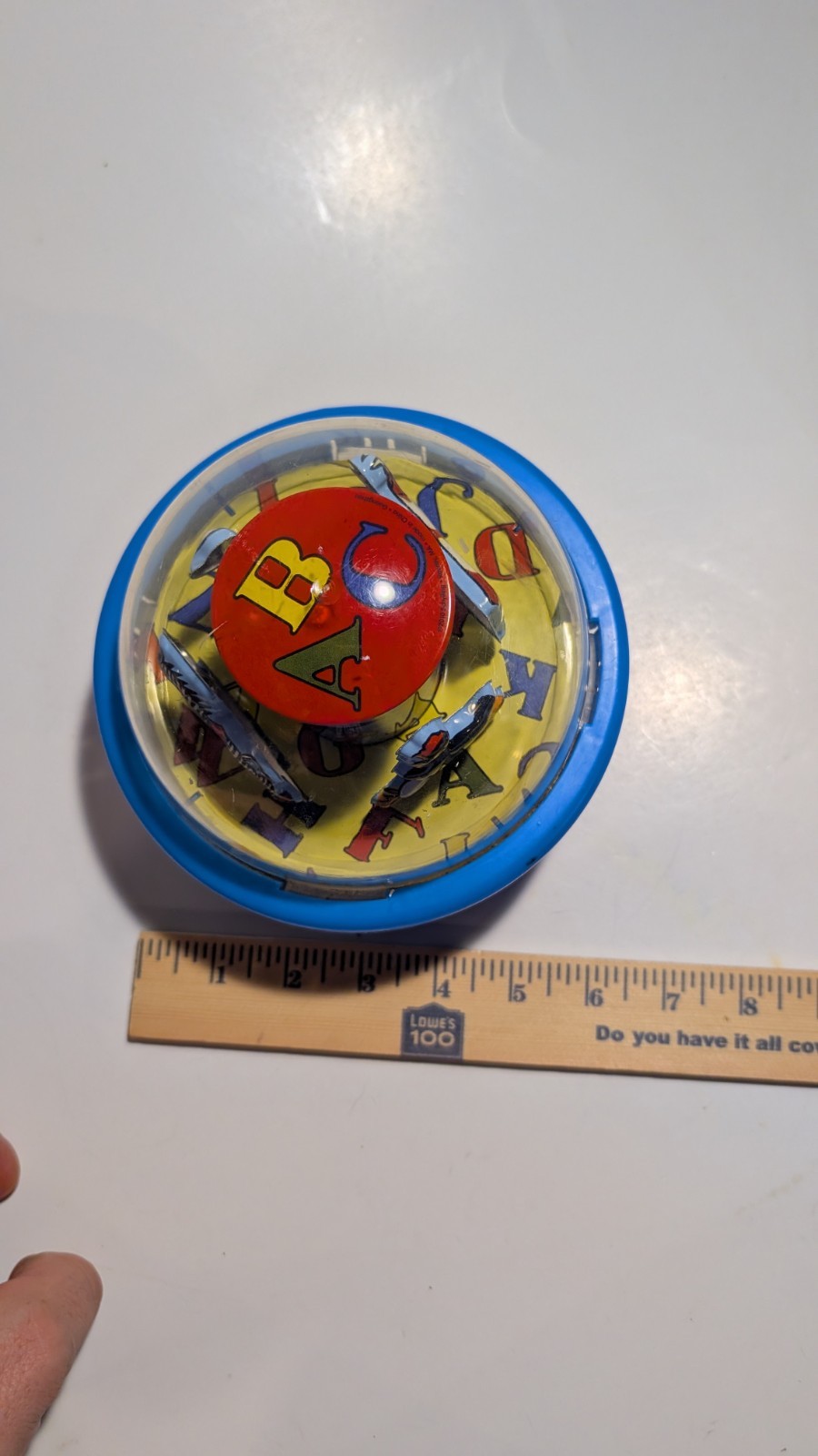 Schilling ABC Collection Tin Chime Ball Toy