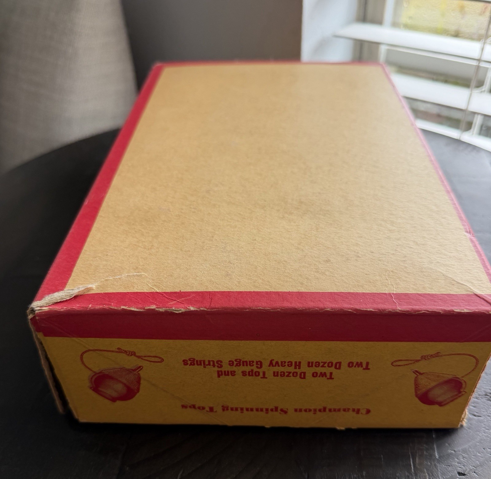 Sock-It Co Champion Spinning Tops & Strings Vintage Box Of 24: NEW – OLD STOCK