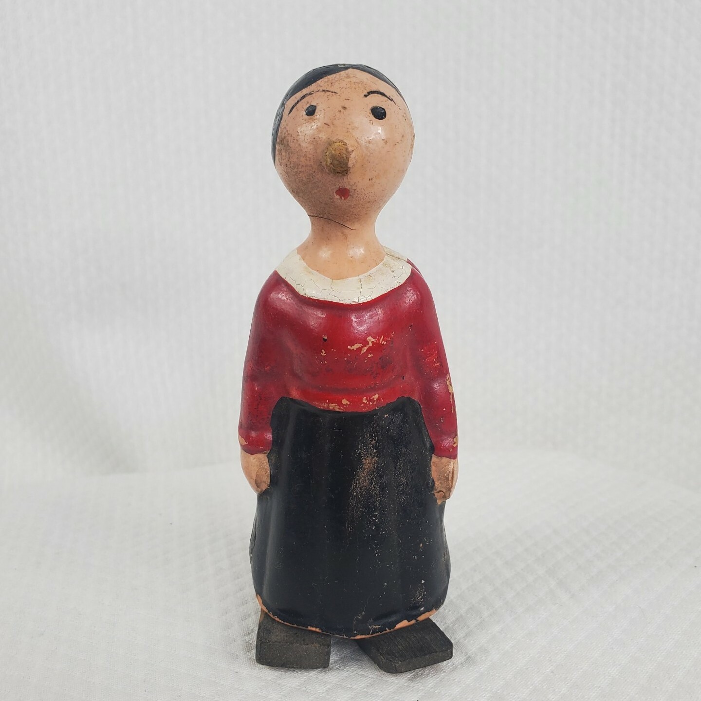 RARE Olive Oyl King Features 1919 Wooden Composite Thimble Theater Ramp Walker