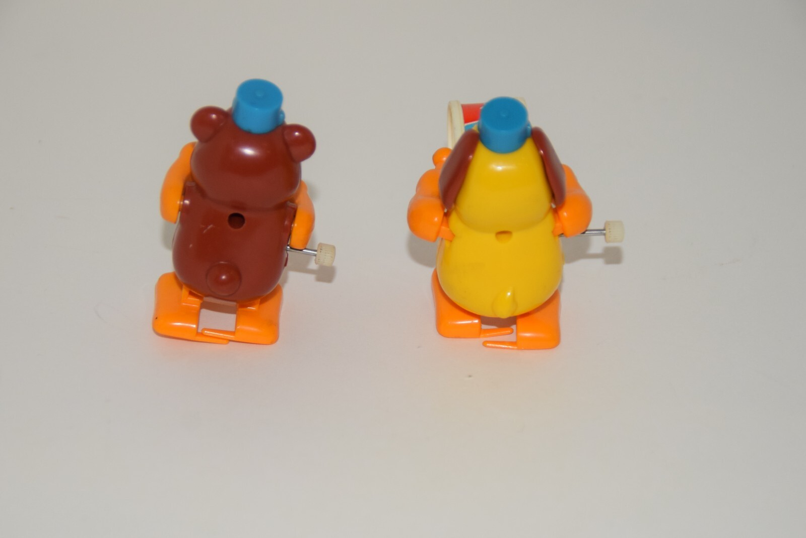 Lot of 2 Tomy Wind Up Band Members 2 Drummers Kind of Work