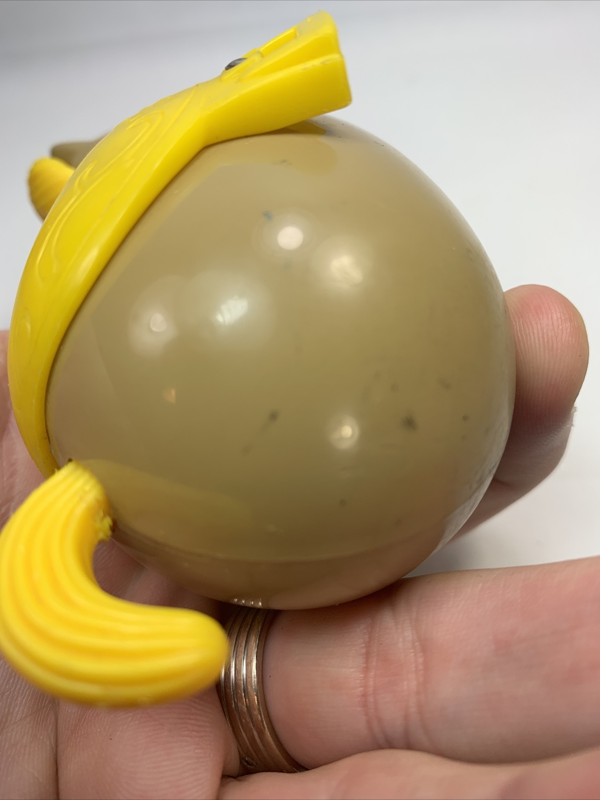 RARE Weebles West Hasbro Tan Horse Yellow Saddle Variant Not common Figure
