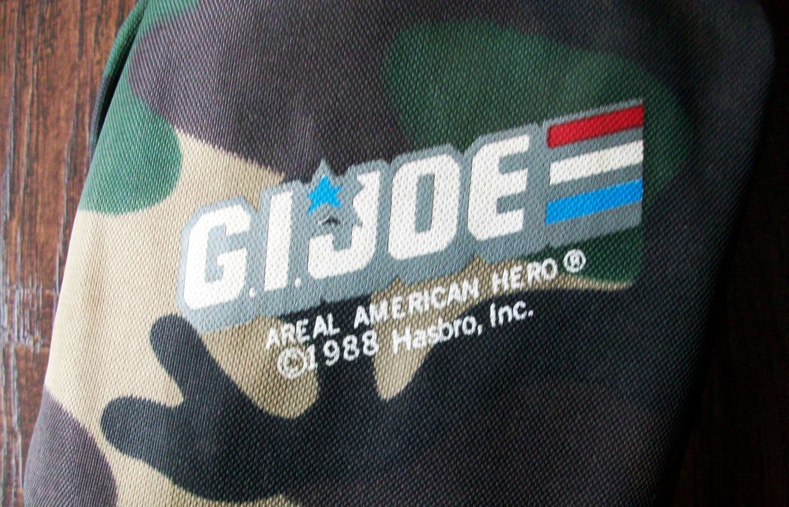VINTAGE 1988 GI JOE AREAL AMERICAN HERO TOY CANTEEN WATER BOTTLE & CAMO COVER