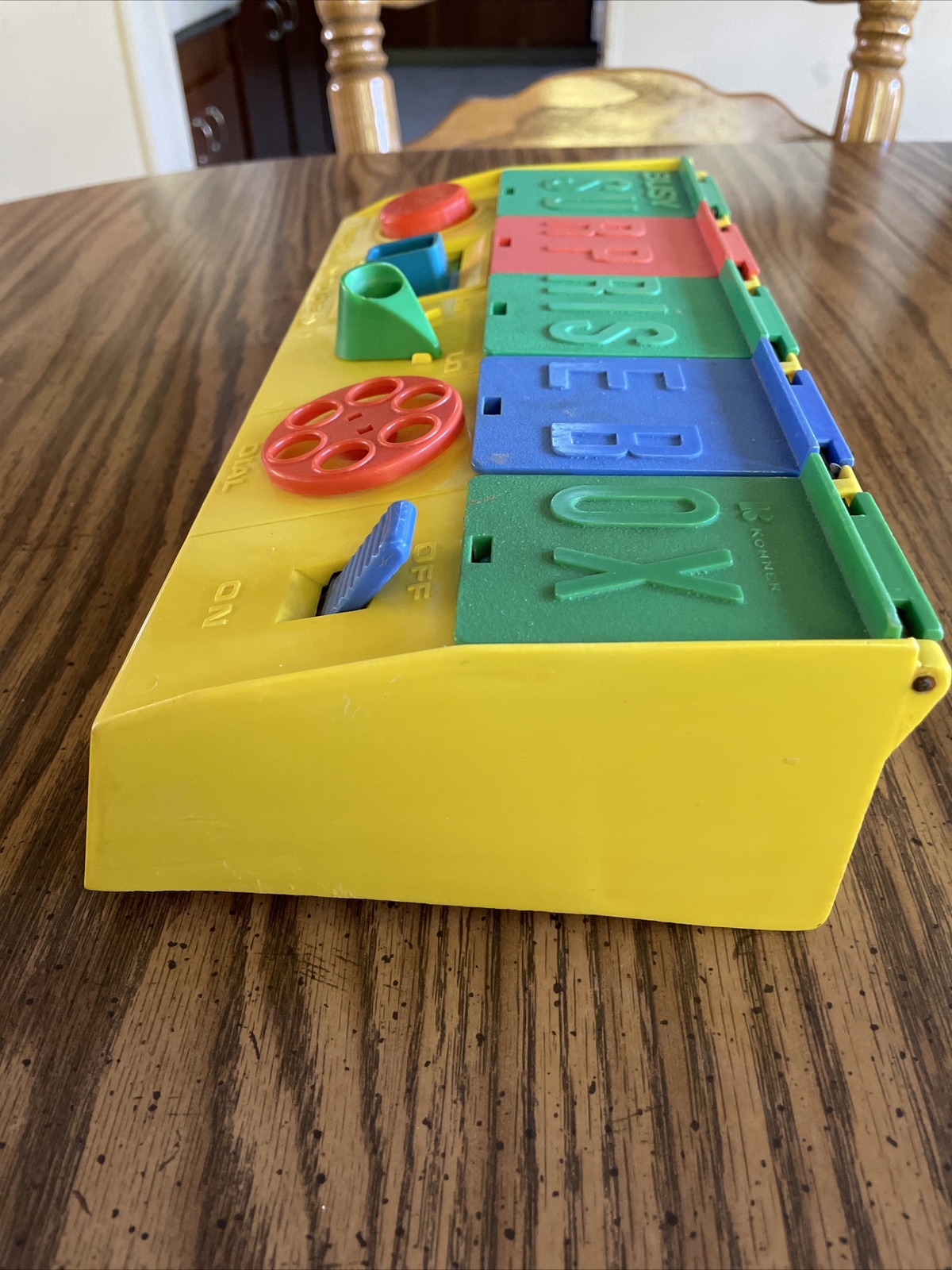 Vintage 1960s KOHNER BROS. Busy Surprise Box Pop Up, Twist, Slide & Turn Toy