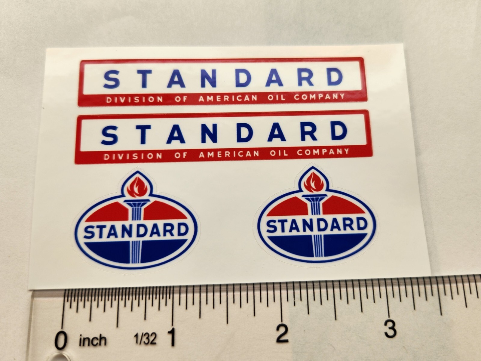 Tonka Wrecker Truck/ Tow Truck Standard Oil Replacement Stickers