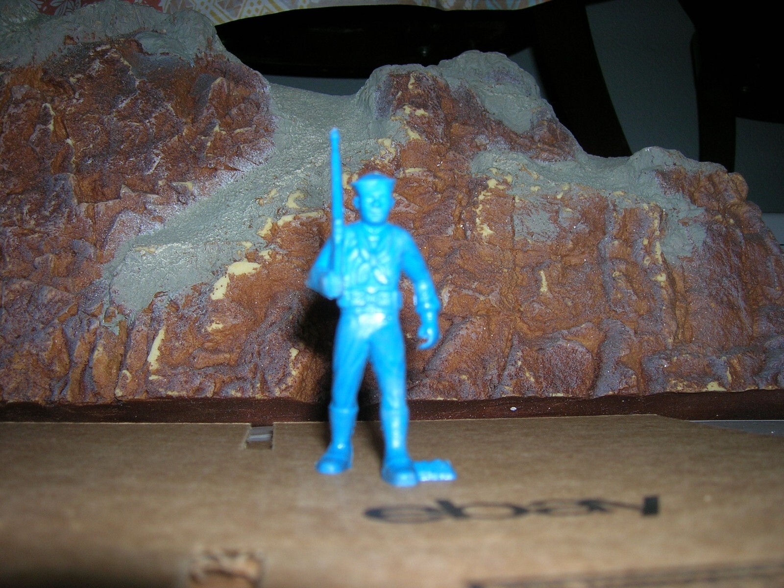 Marx 60mm Sailor MARCHING with RIFLE in BLUE Vintage 1952