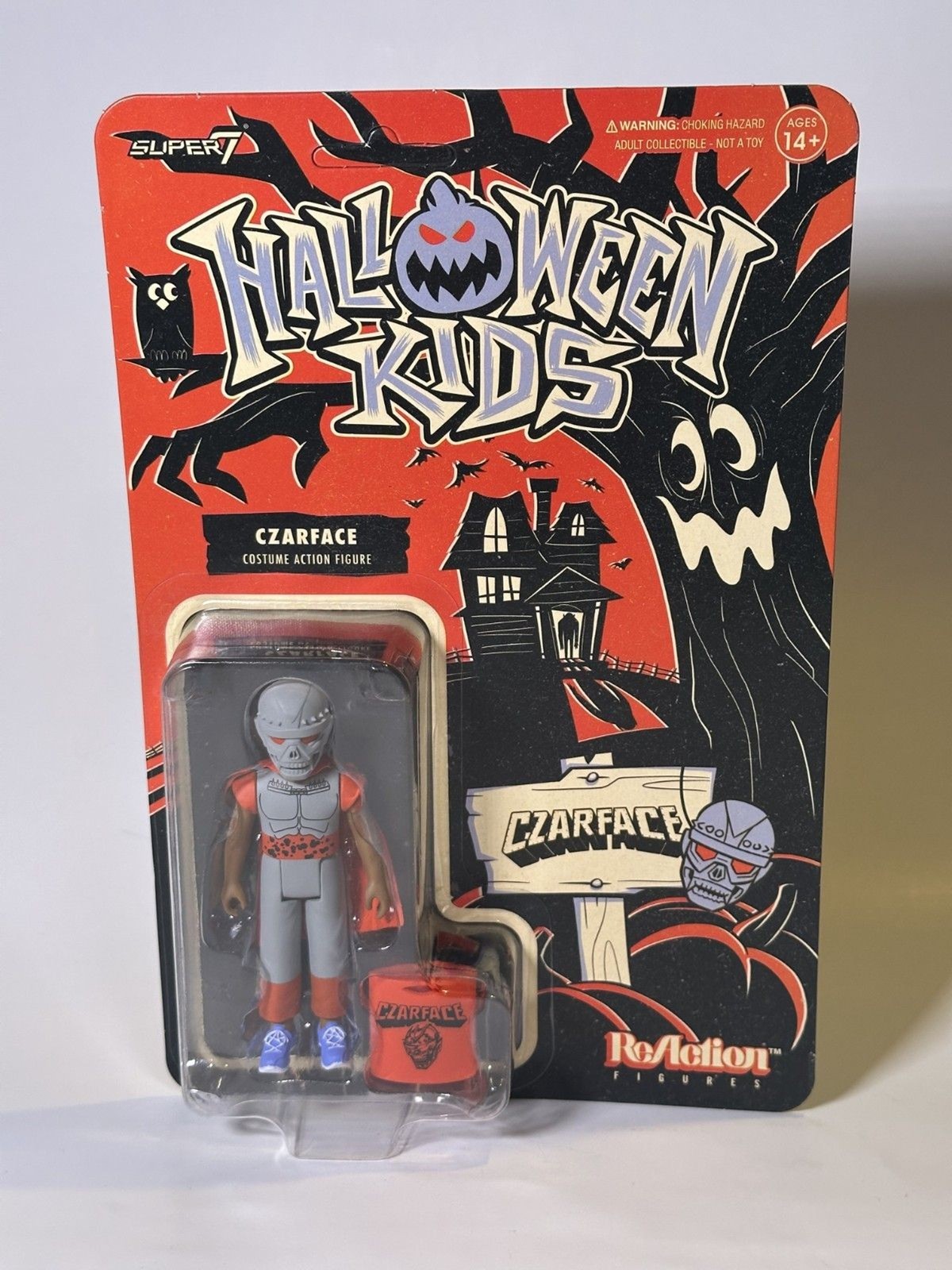 Czarface Super7 Halloween Kids ReAction Action Figure New sealed 3.75”