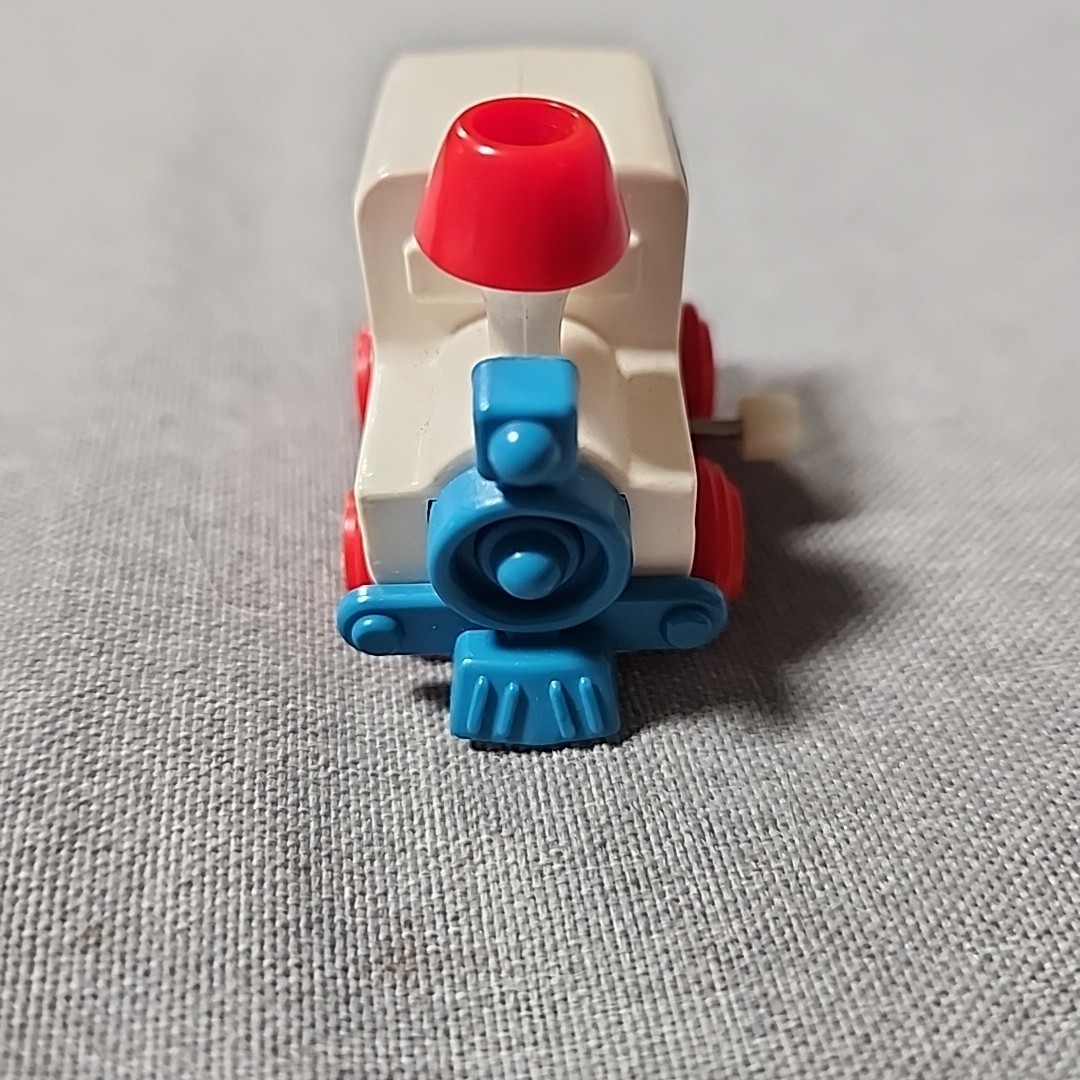 Vintage TOMY Wind-Up Tiny Train Engine 1978 Toy Made in Singapore Working