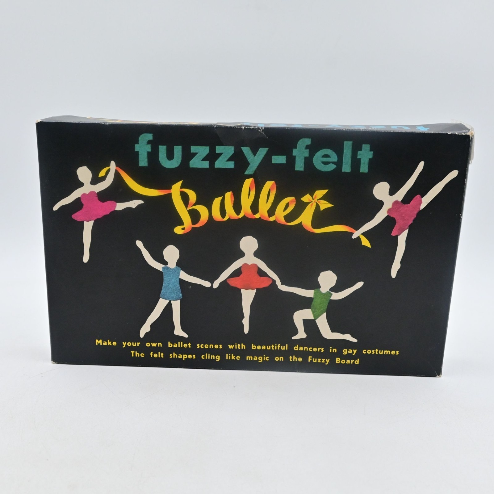 Fuzzy-Felt Ballet by Allan Industries Cozy Craft MCM England Vintage 1965