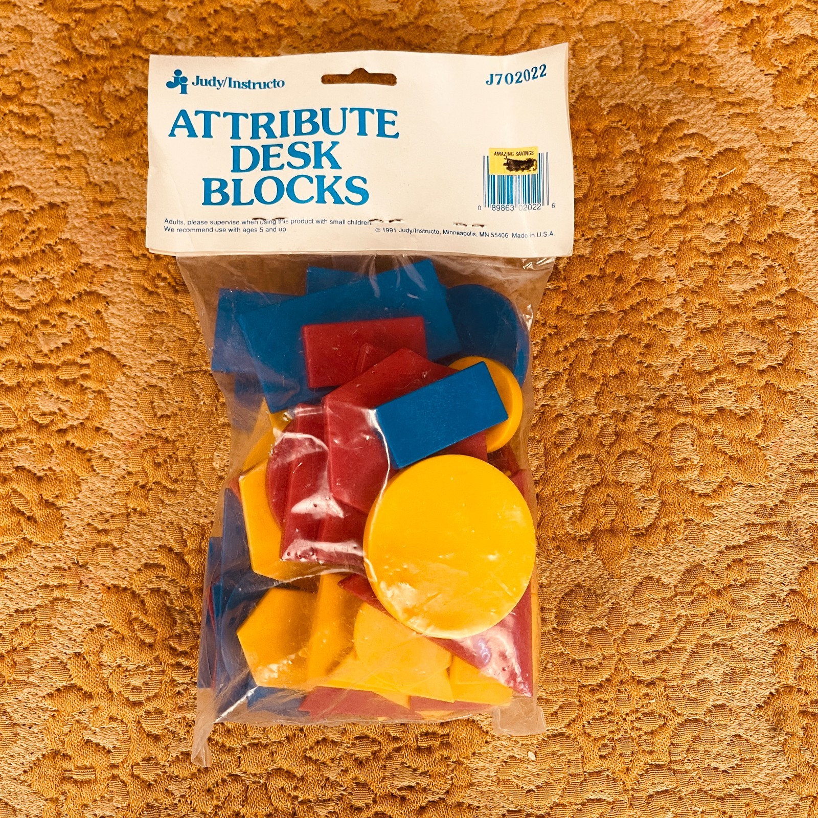 Vintage Children’s Toy / Fidget Items – Attribute Desk Blocks – Sealed
