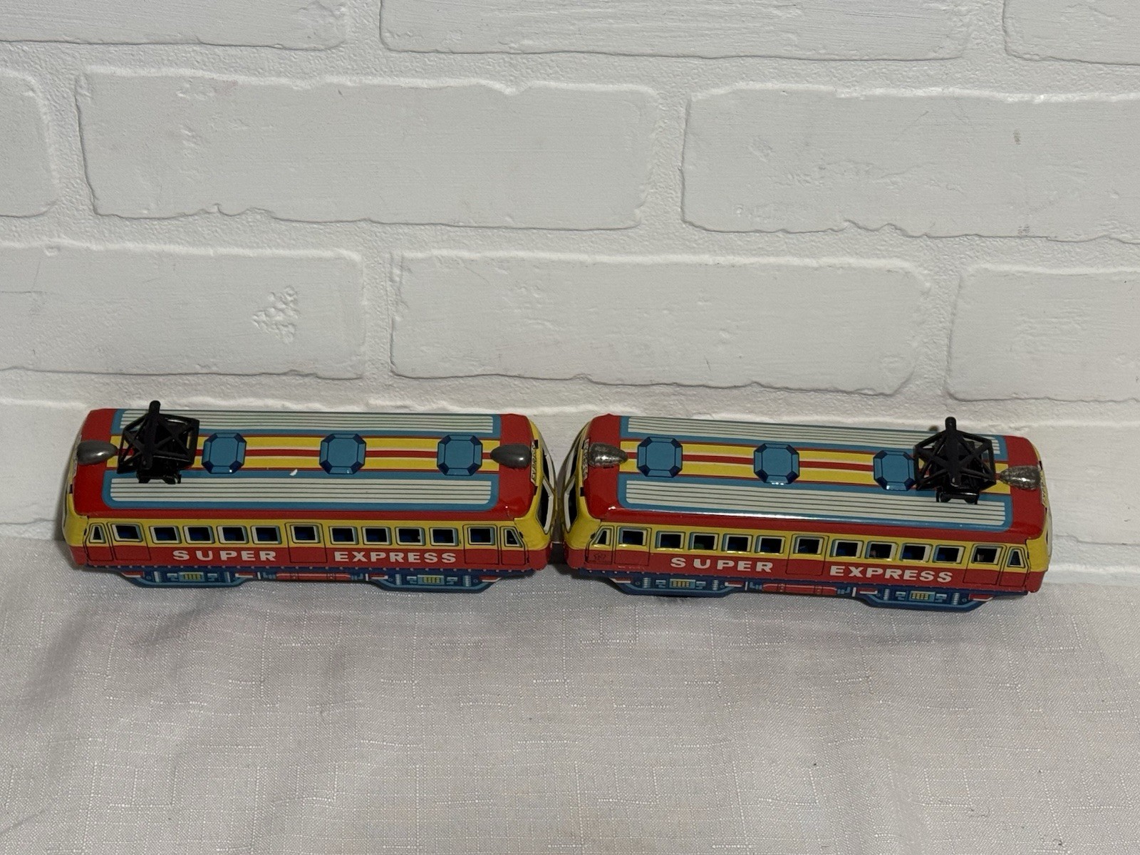 Super Express Electric Train Friction Made in Japan K Kokyu Shokai Works Clean!
