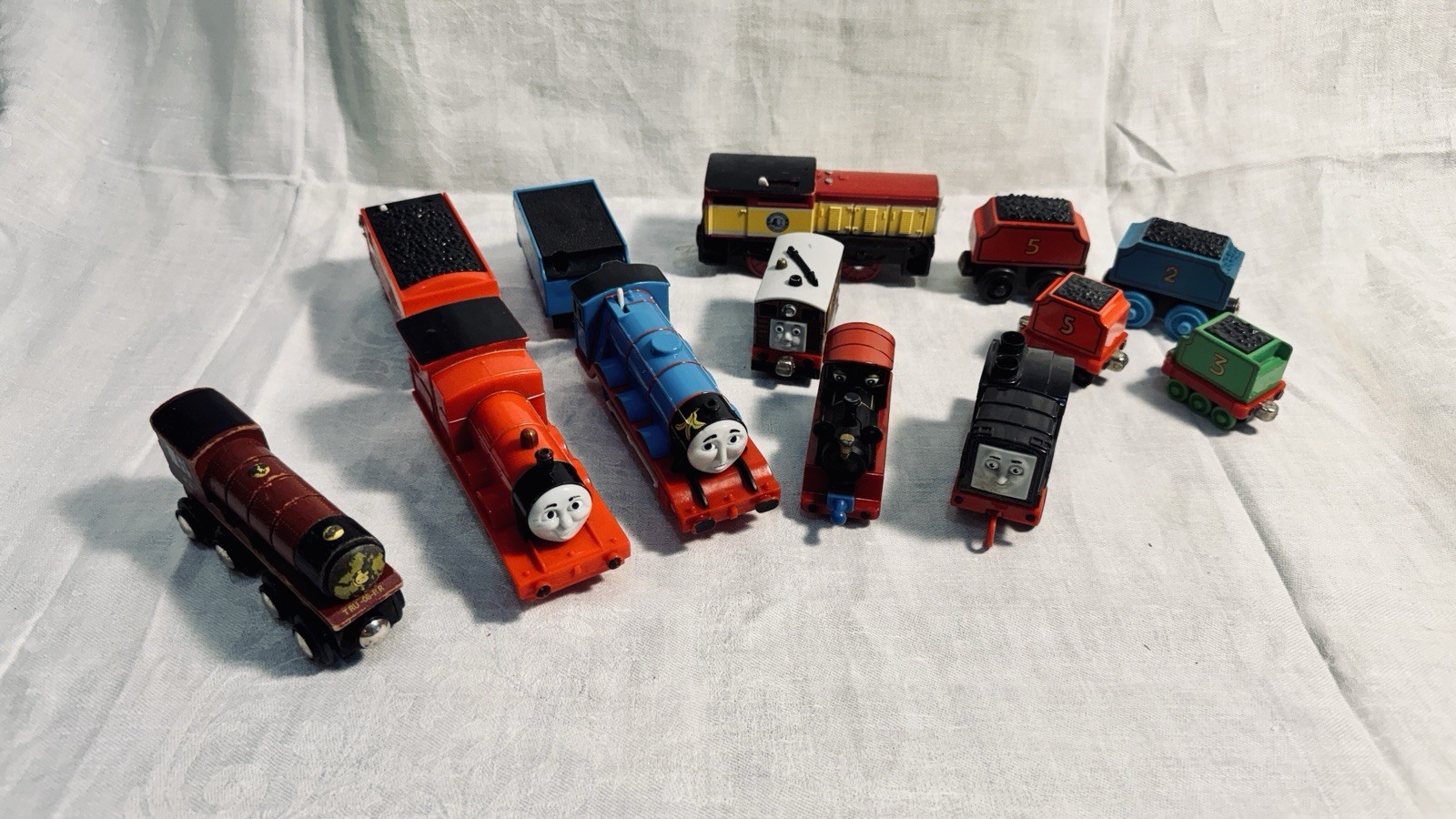 Vintage Thomas & Friends Train Lot Wooden Railway Trackmaster Gordon James Mavis