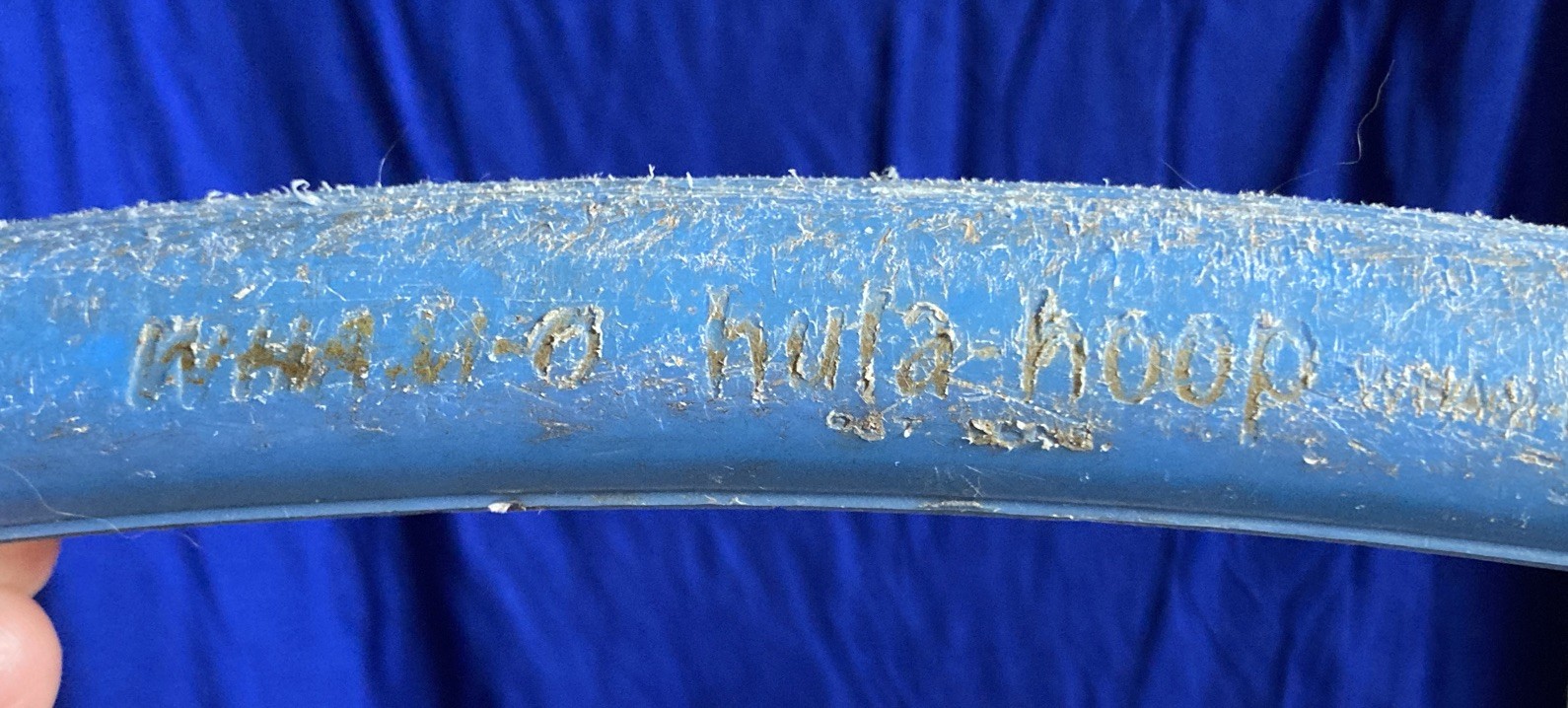 Vintage Original 1958 WHAM-O Hula Hoop Blue, from Original Owner
