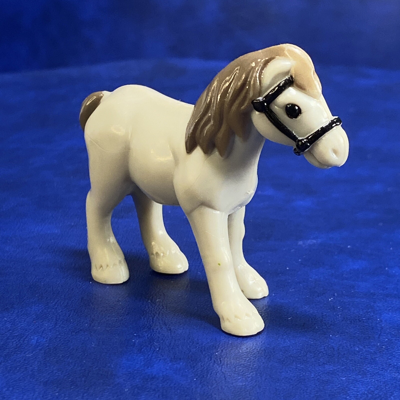 Vtg Vinyl Plastic Horse Pony Figure Farm Toy Playset Replacement Unbranded