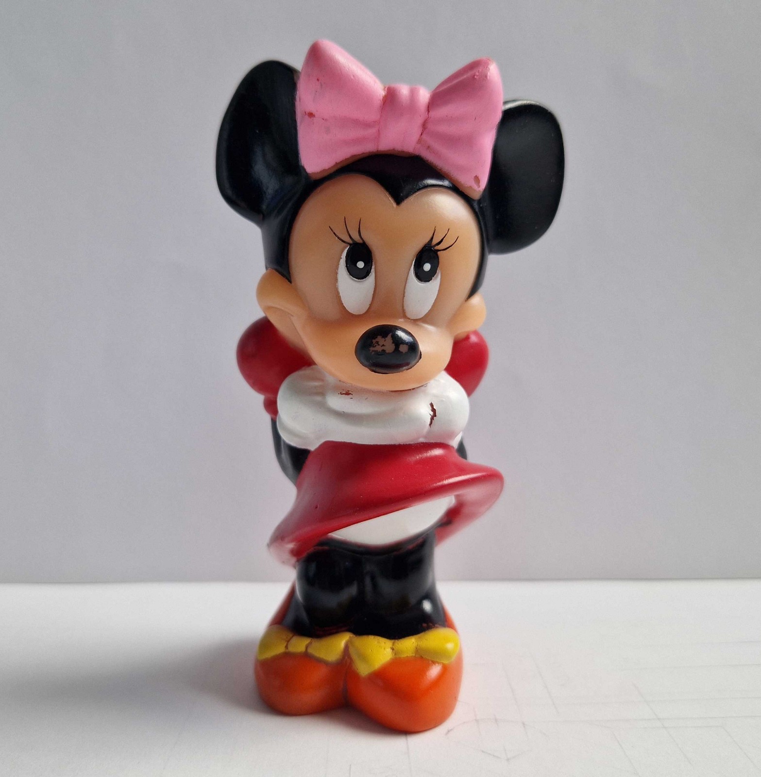 Vintage Soviet Rubber Toy Minnie Mouse 70s Height approx 11,5 cm (4.5 inch)