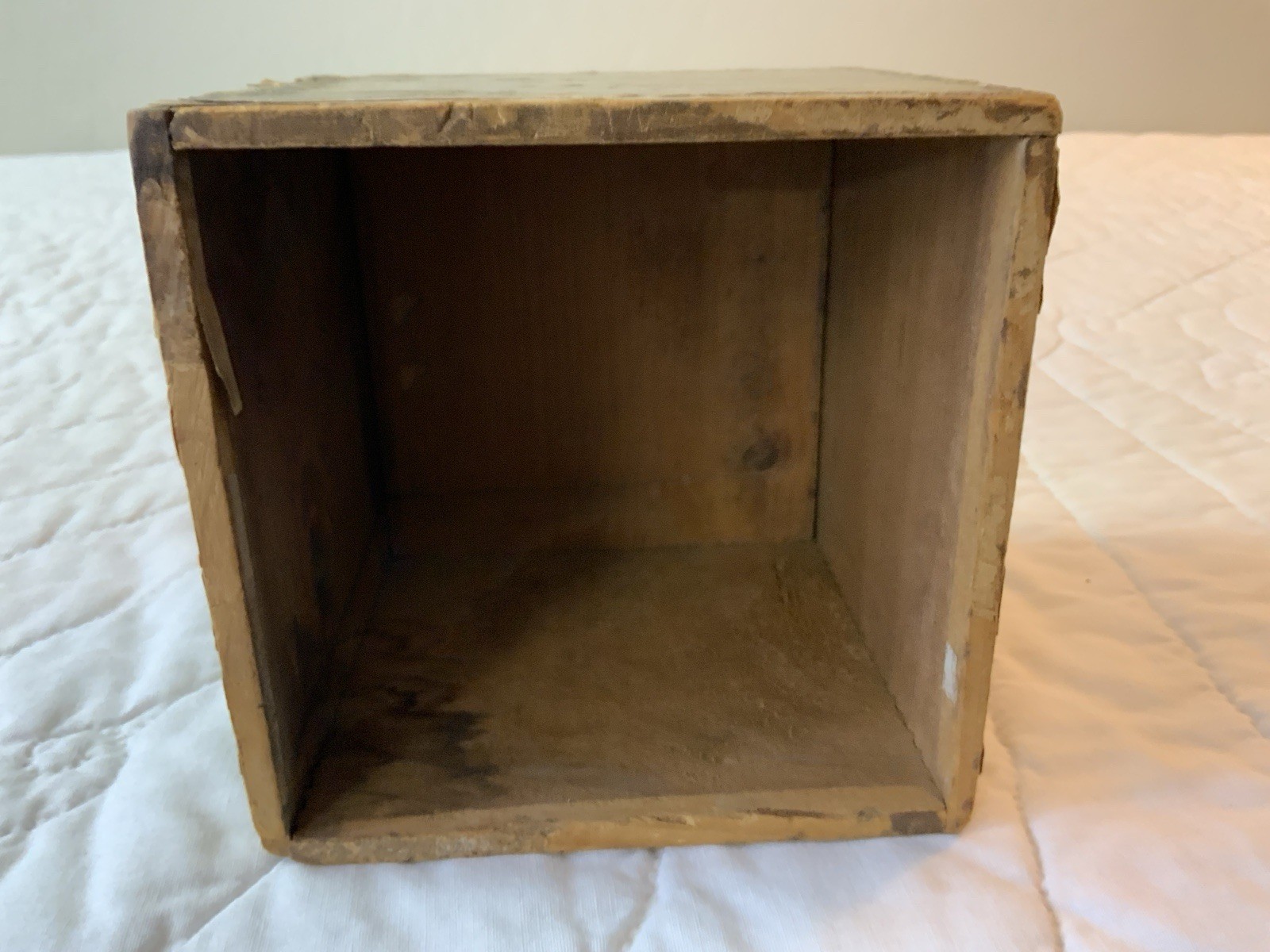 Antique Children’s Toy Stacking Block, 1881, Marriage Of Jenny Wren, Cock Robin