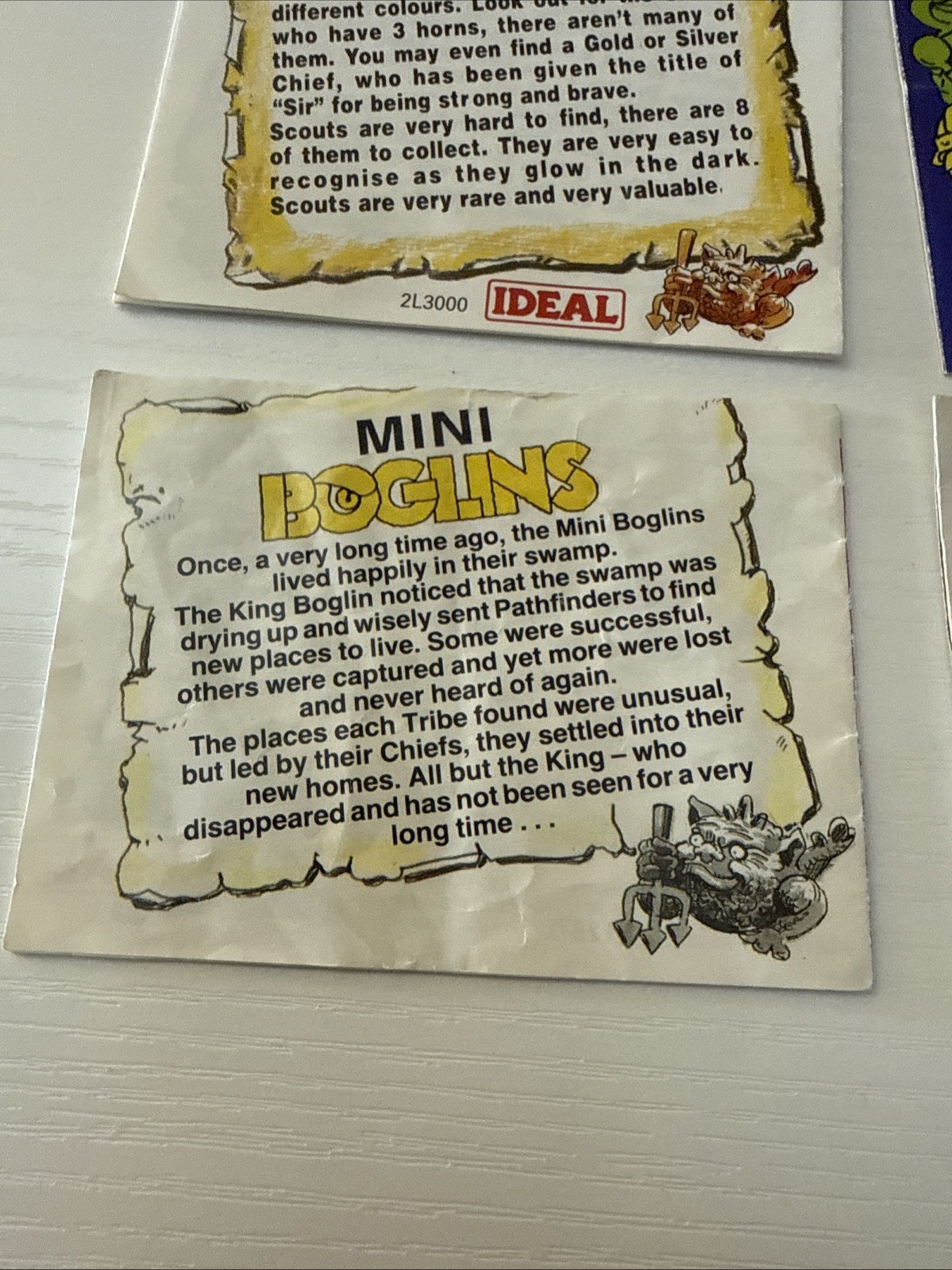 Ideal Mini Boglins Brochure