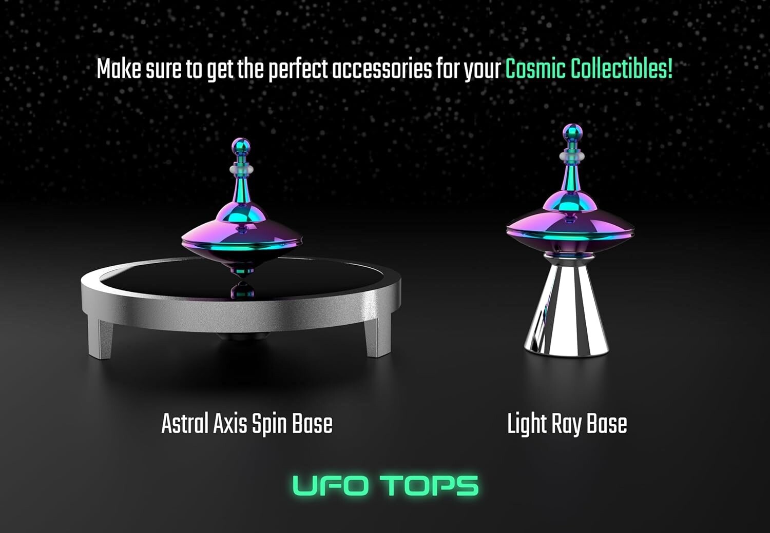 Roswell | Metal Spinning Top | Inspired by the 1947 UFO sighting in Roswell, NM