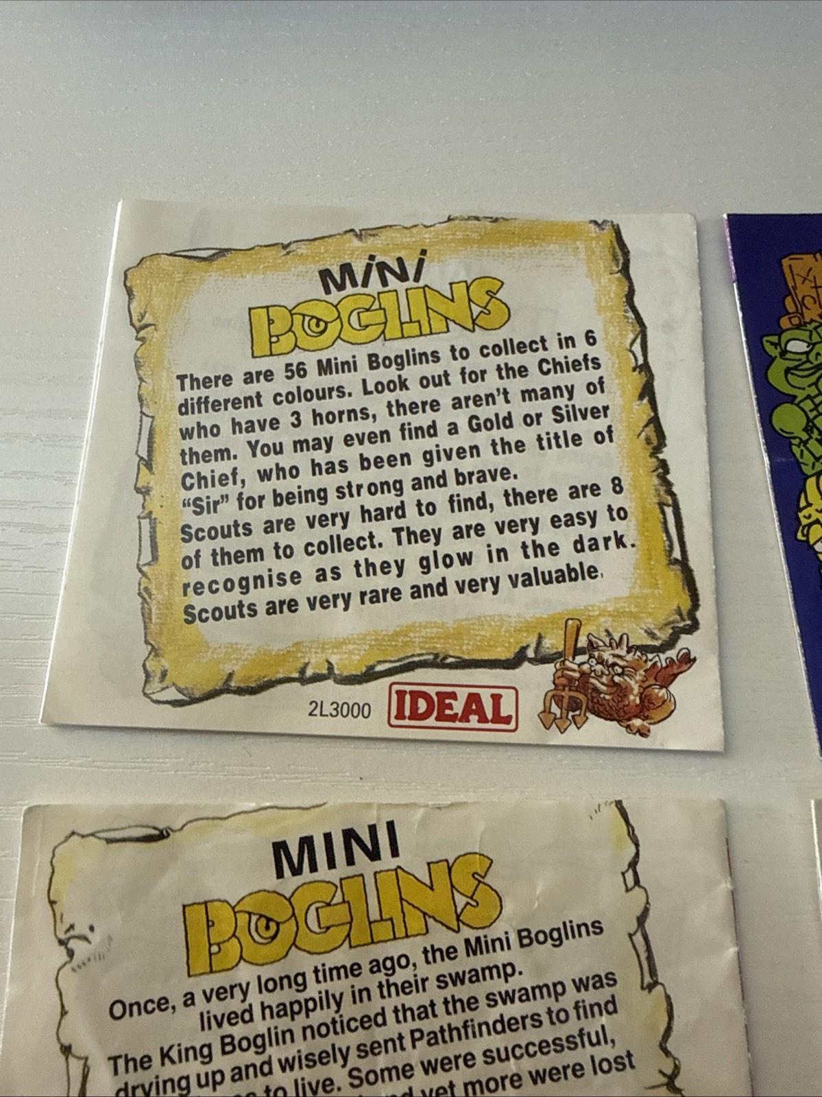 Ideal Mini Boglins Brochure