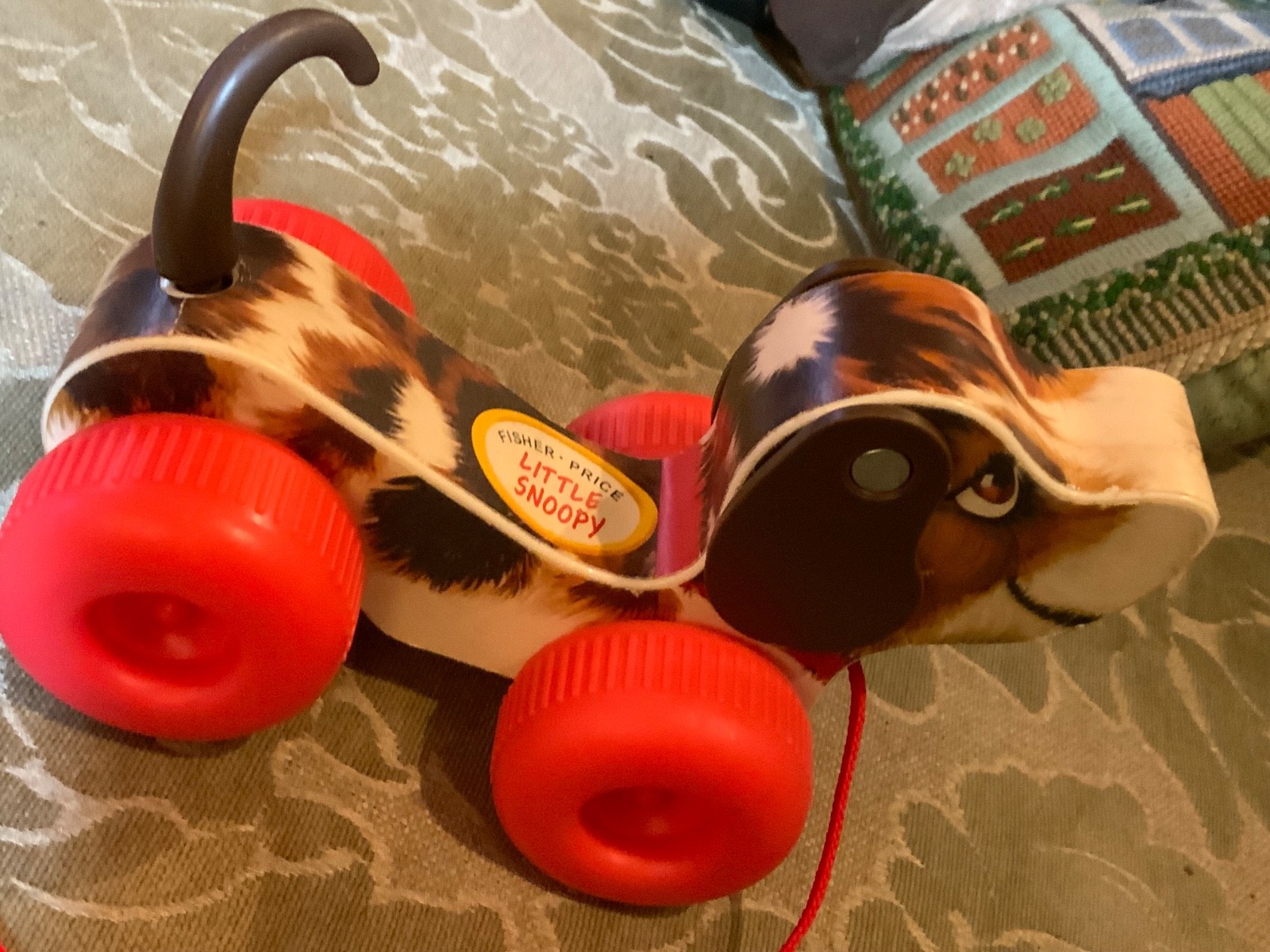 Fisher Price Little Snoopy Dog Pull Along Traditional Classic Toy S4