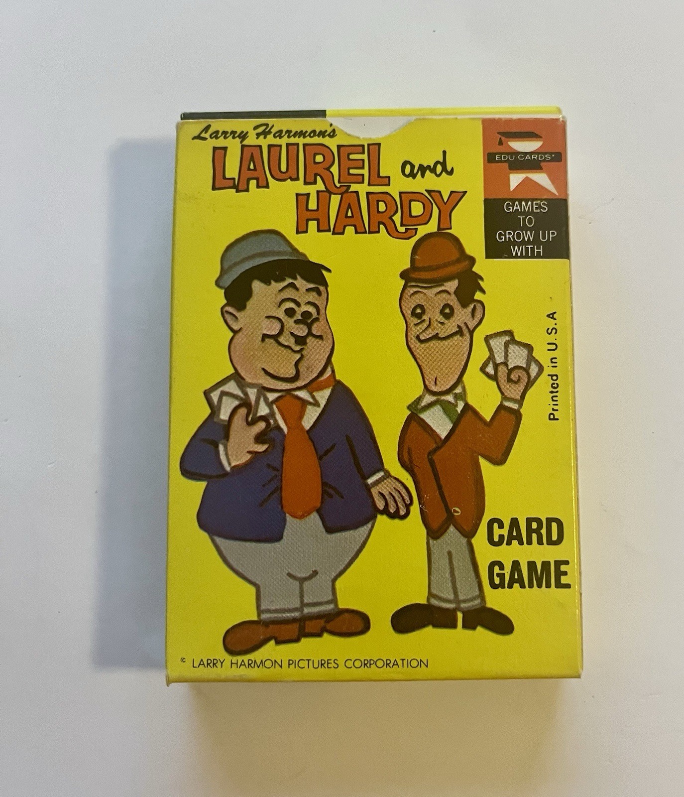 Vintage 1972 Laurel and Hardy Card Game From EDU – Cards