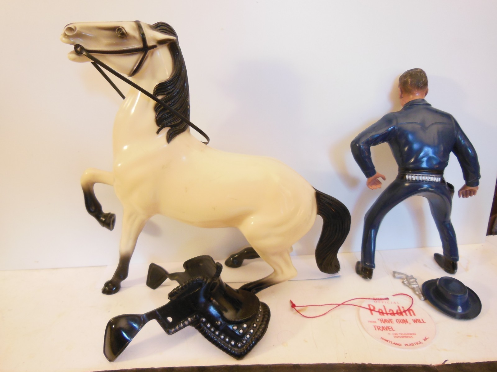 1950’s Paladin “Have Gun Will Travel” western rider 800 series set + tag 2