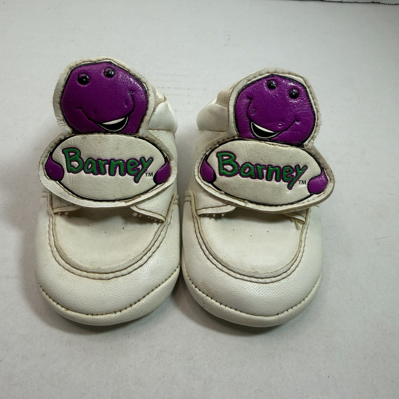 Extremely Rare Vintage 1997 Barney the Dinosaur Children’s Kid Shoes Lyons Group