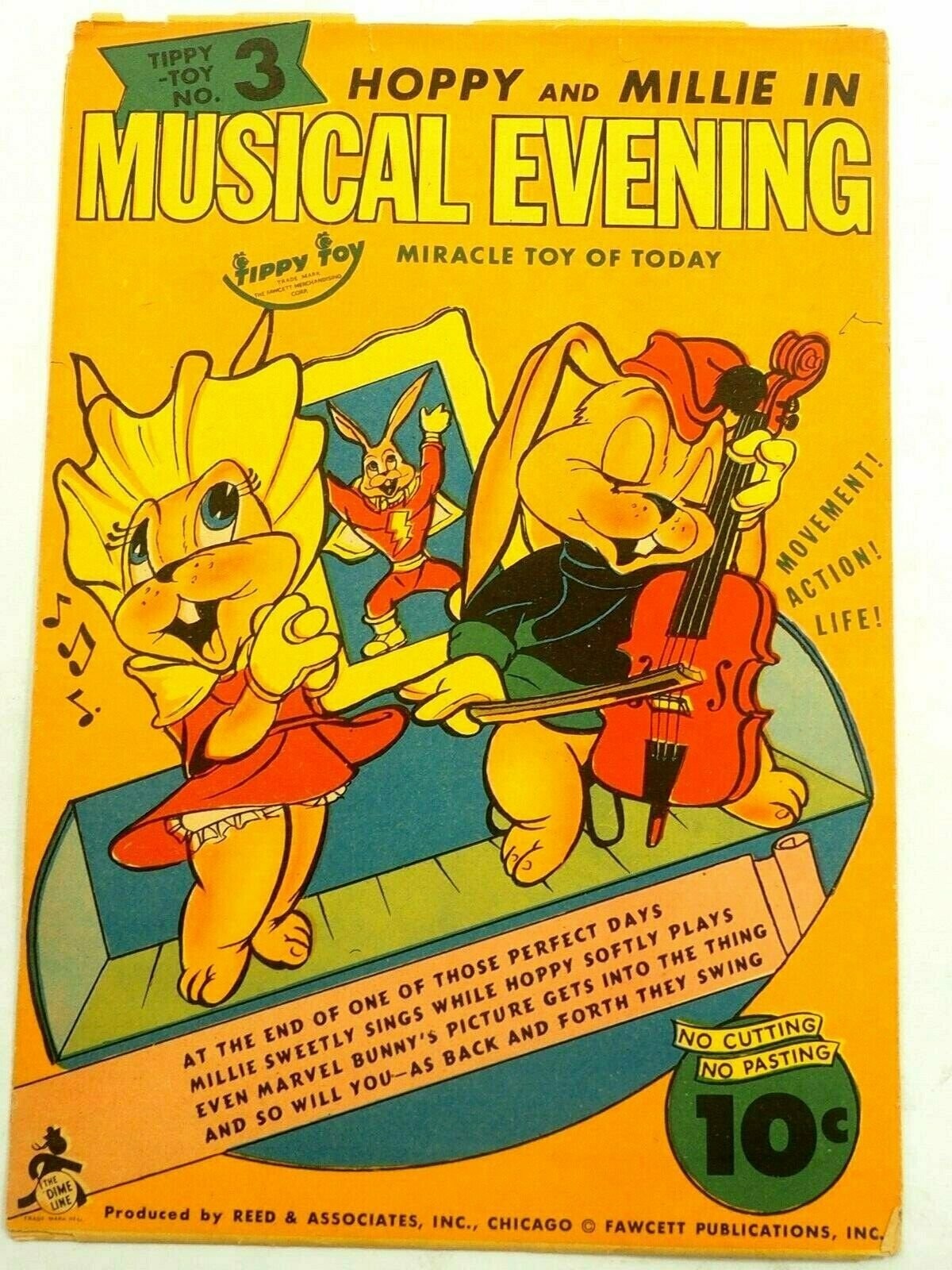 Tippy Top Toy Musical Evening Hoppy and Millie 1944 Miracle Toy No.3