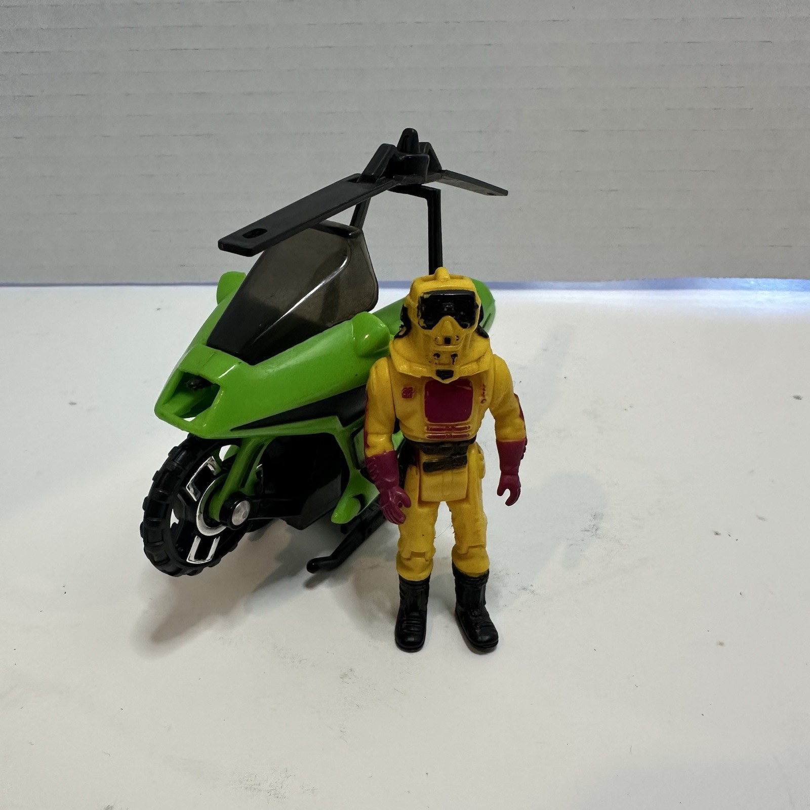 1985 KENNER MASK M.A.S.K. CONDOR MOTORCYCLE HELICOPTER BRAD TURNER WITH MASK 2