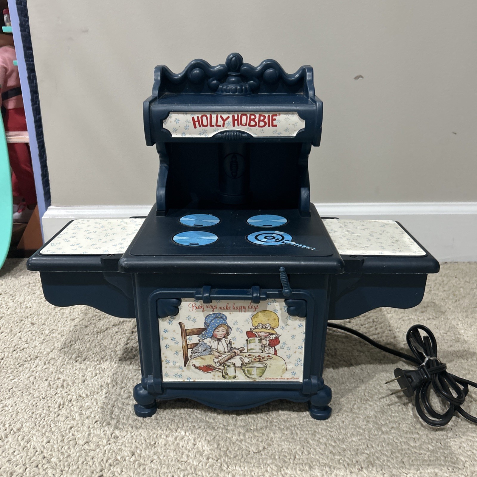 Holly Hobbie Vintage Electric Bake Oven Stove Coleco