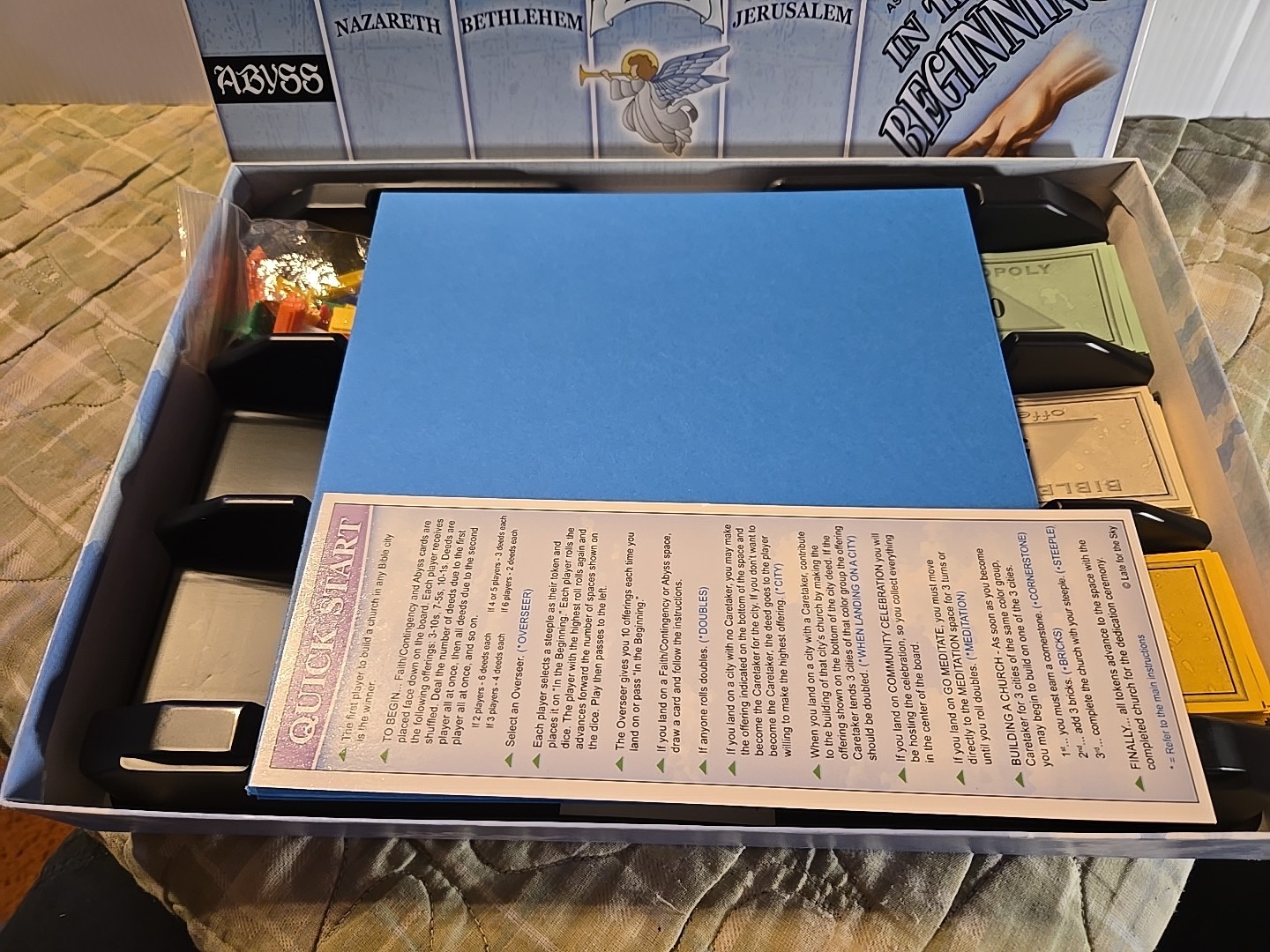 BIBLEOPOLY A Biblical Game Of Fun & Faith (INCOMPLETE)