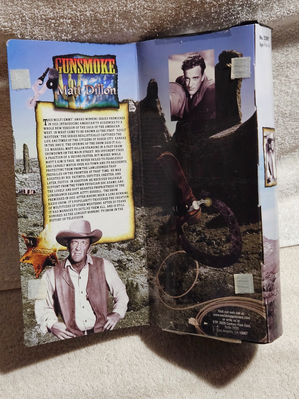 Best Of The West GUNSMOKE Matt Dillon Cowboy Figure Limited Edition! NEW IN BOX!