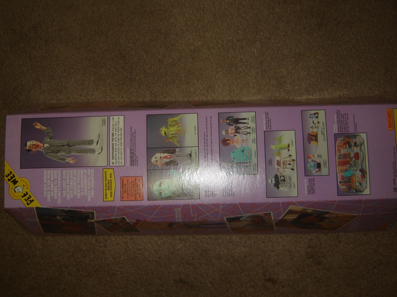 PEEWEE HERMAN VENTRILOQUIST DOLL NEVER OPENED