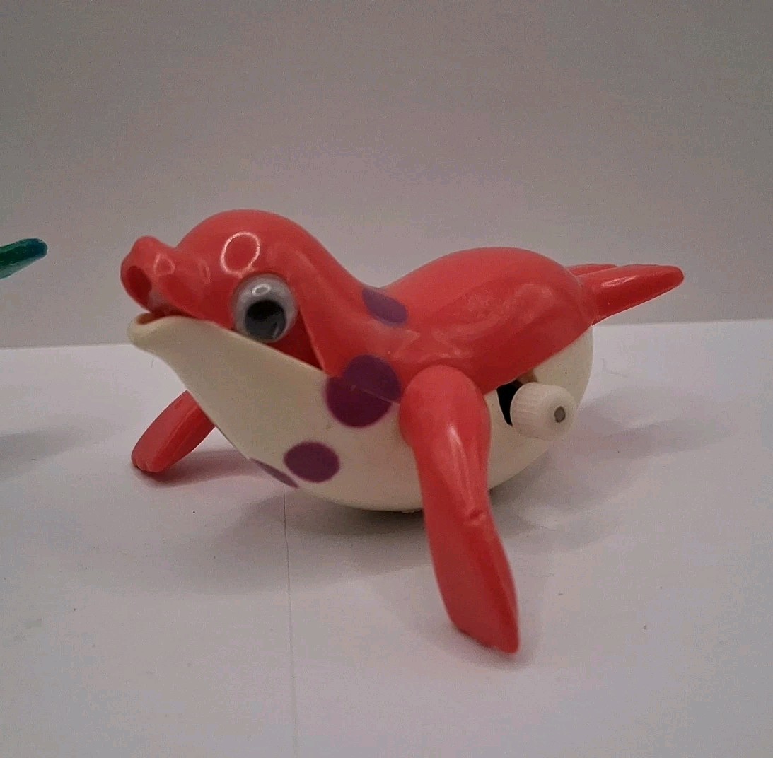Vintage Tomy Wind Up Toys Lot Of 3 – Alligator, Seal, Teapot