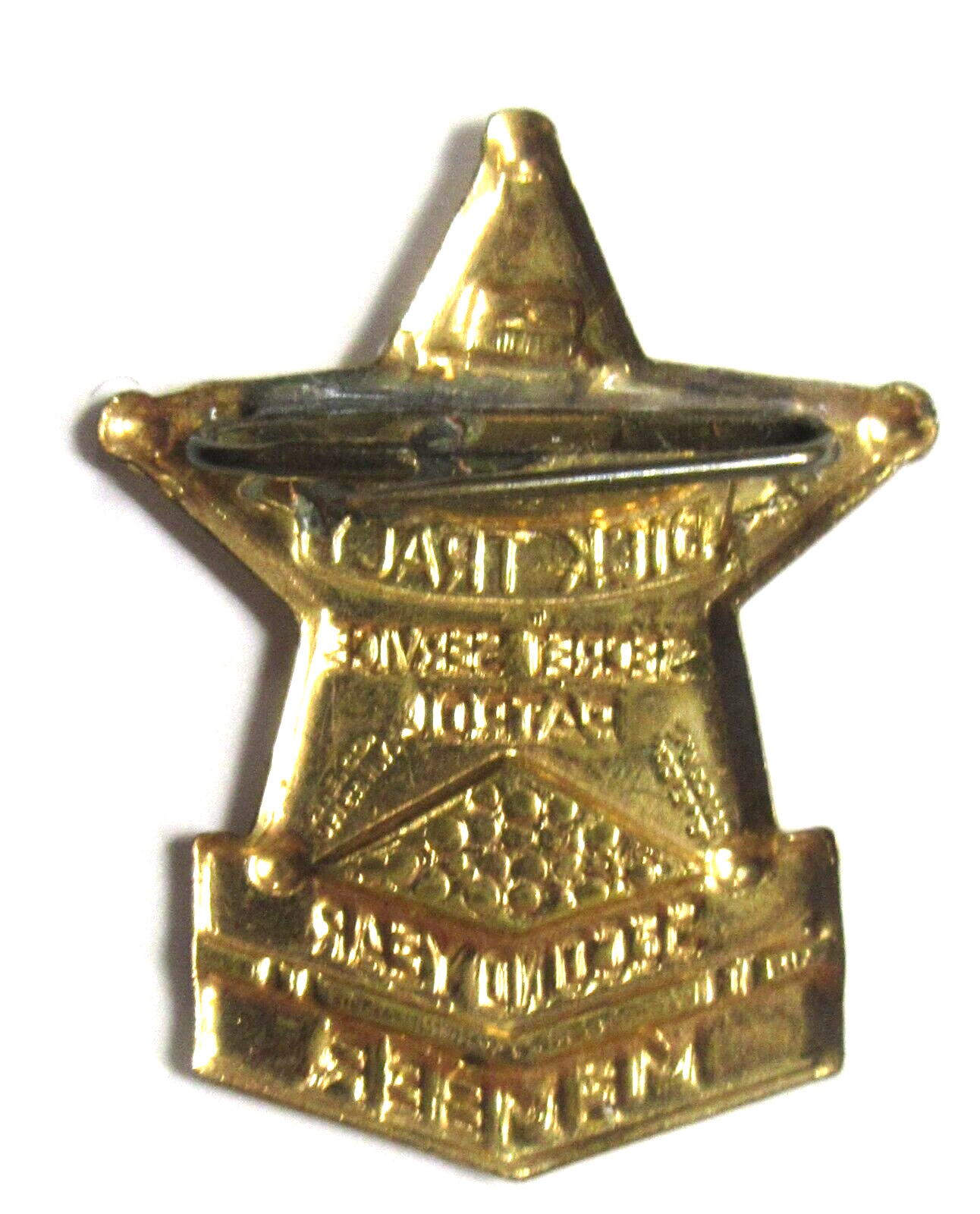 1939 DICK TRACY 2nd YEAR MEMBER BADGE Quaker Cereal premium radio show