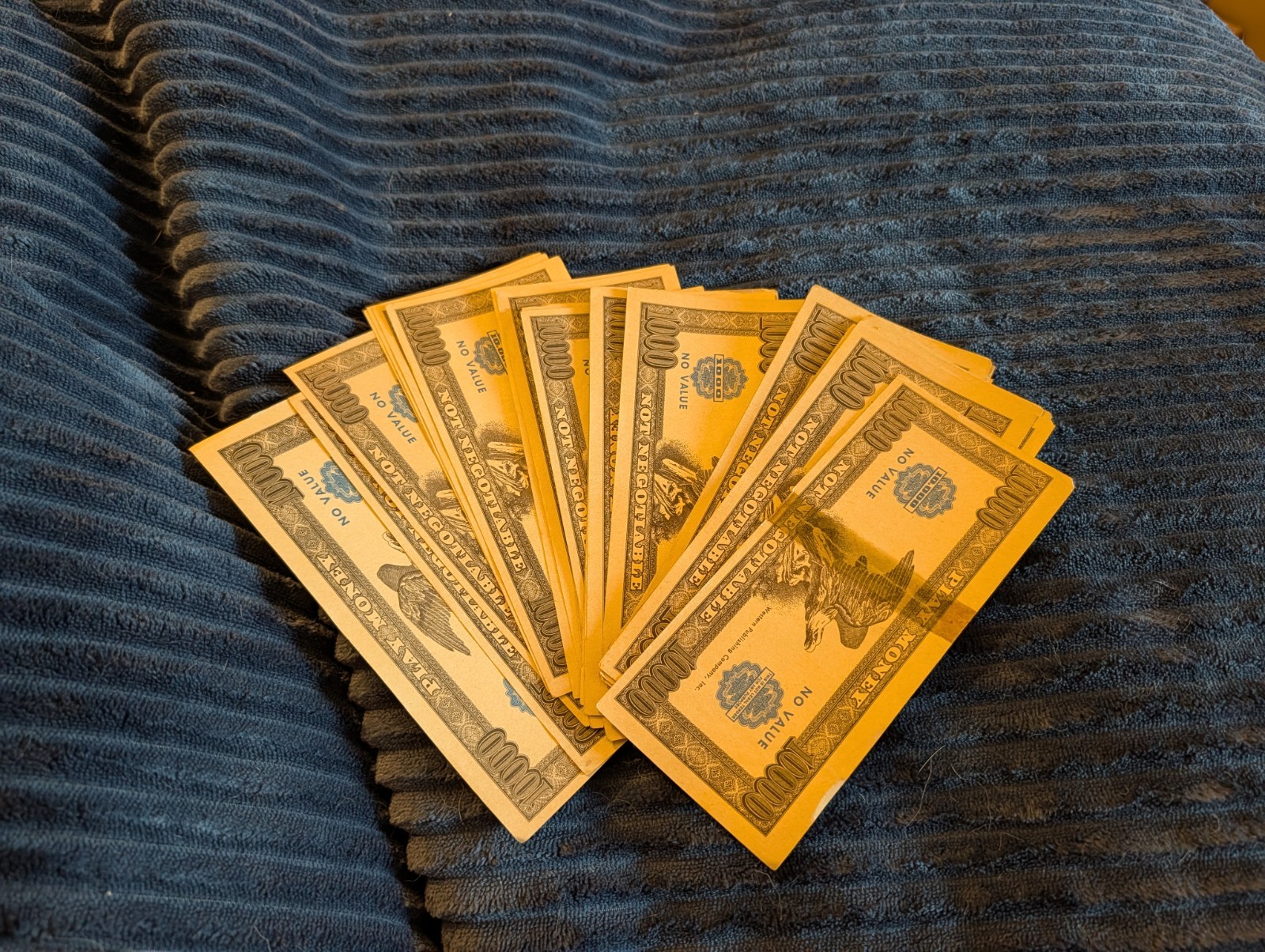 Lrg Lot Vintage Whitman Publish Play Money Mixed Lot Used Not Real