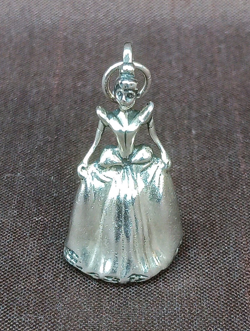 Disney Princess Aurora Limited Edt. Sterling Silver Bell Charm Sleeping Beauty