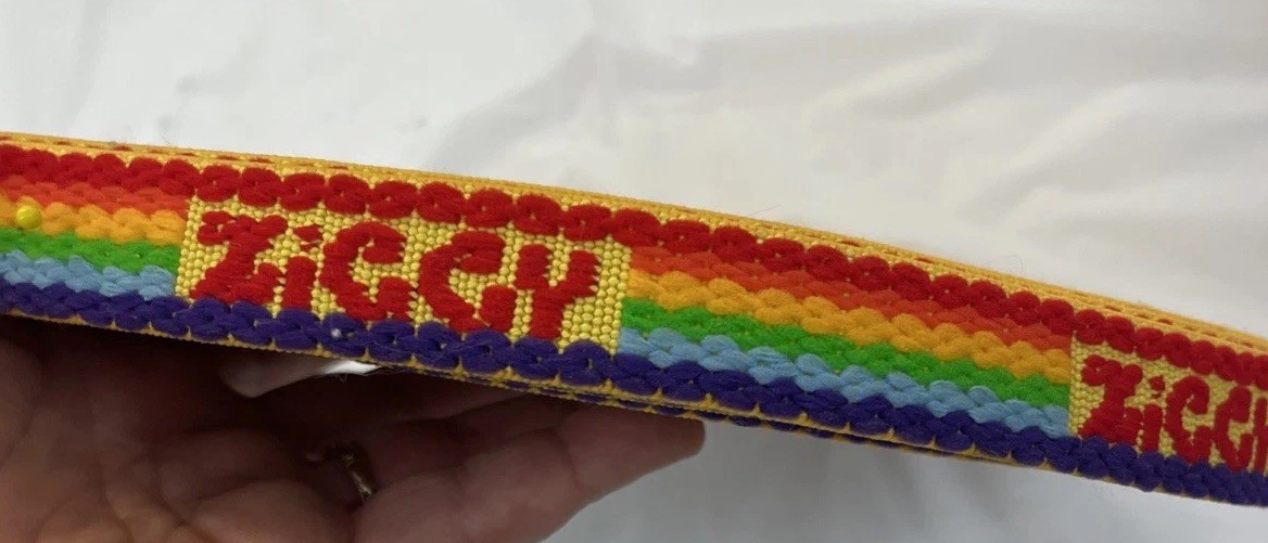 Vintage ZIGGY collectible Belt Fabric Stretch 10 Yards NOS Strap