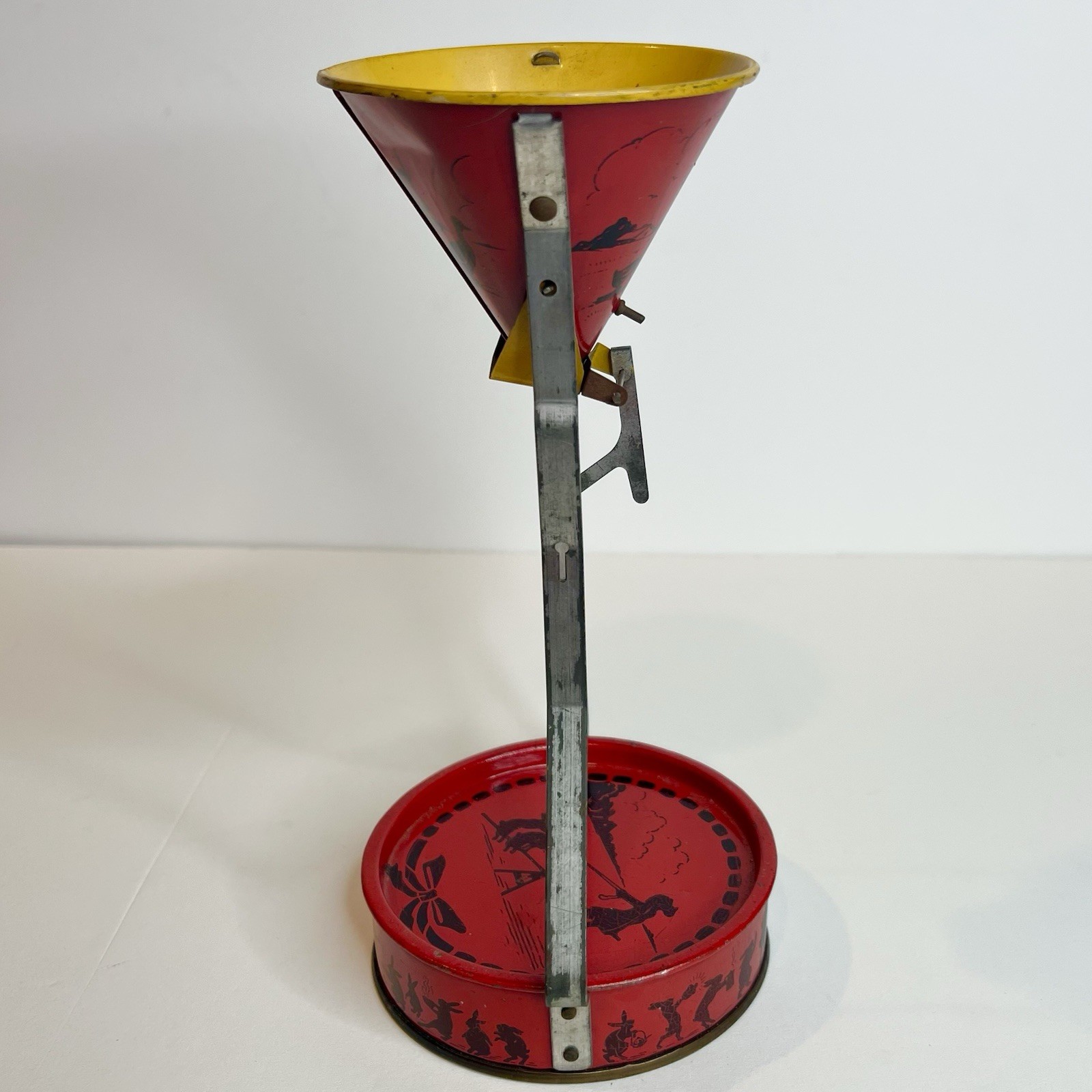 Rare Antique Wolverine No 77 Merry Miller Tin Litho Sand Plaything 1920s