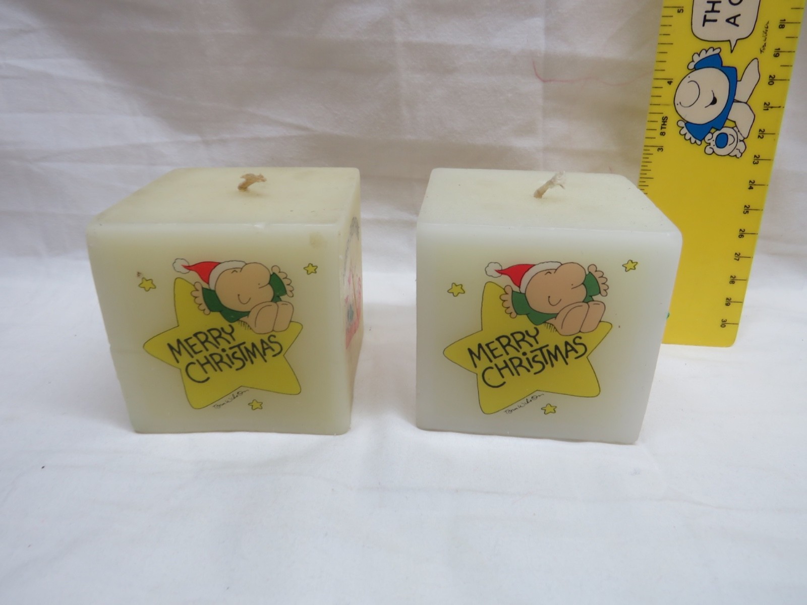 ZIGGY MERRY CHRISTMAS SQUARE CANDLES 2