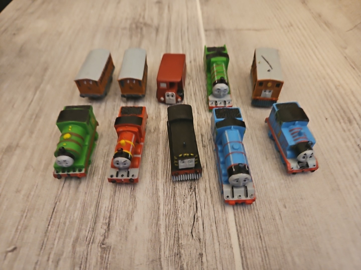Thomas The Tank Britt Allcroft 1984 Rubber. Toy Bundle X 10 Cake Topper