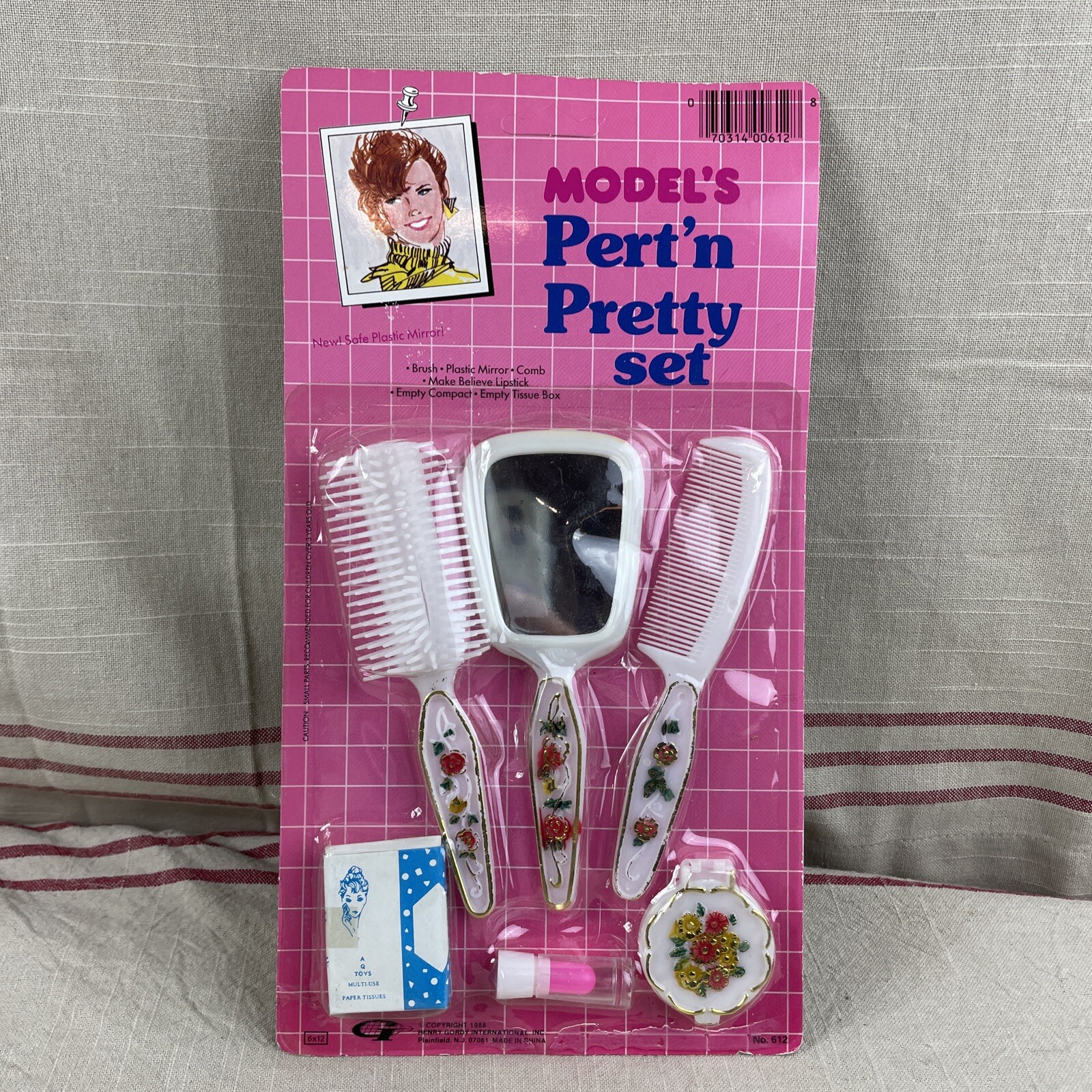 Vtg. Model’s Pert’n Pretty Set 1988 Childs Toy Set New