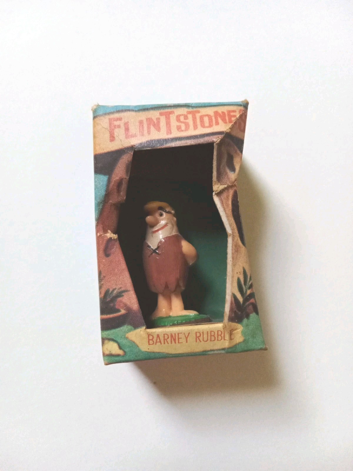 MARX Toys TV Tinykin BARNEY RUBBLE IN BOX 1961