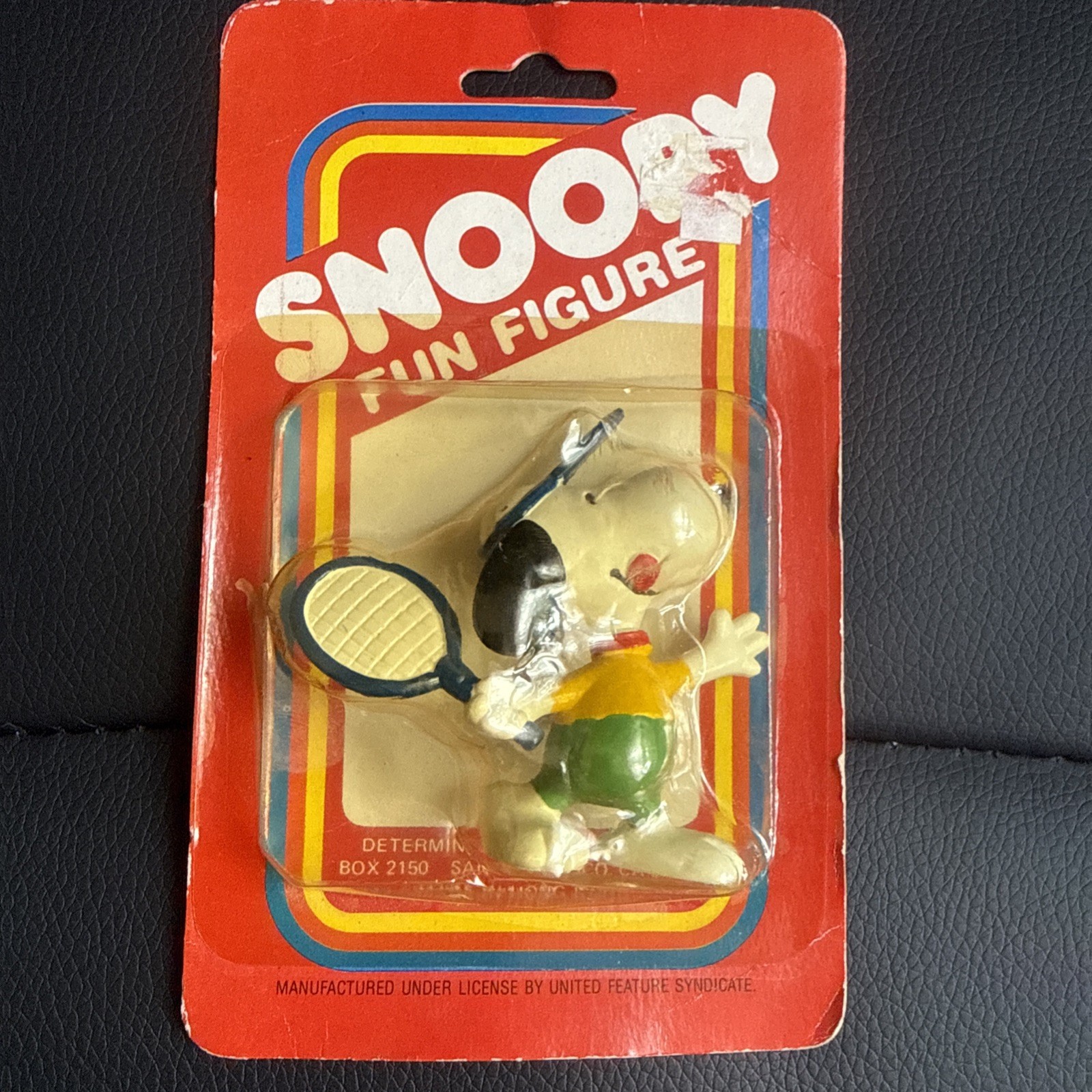Classic Snoopy Tennis Player Fun Figure MINT 1980’s