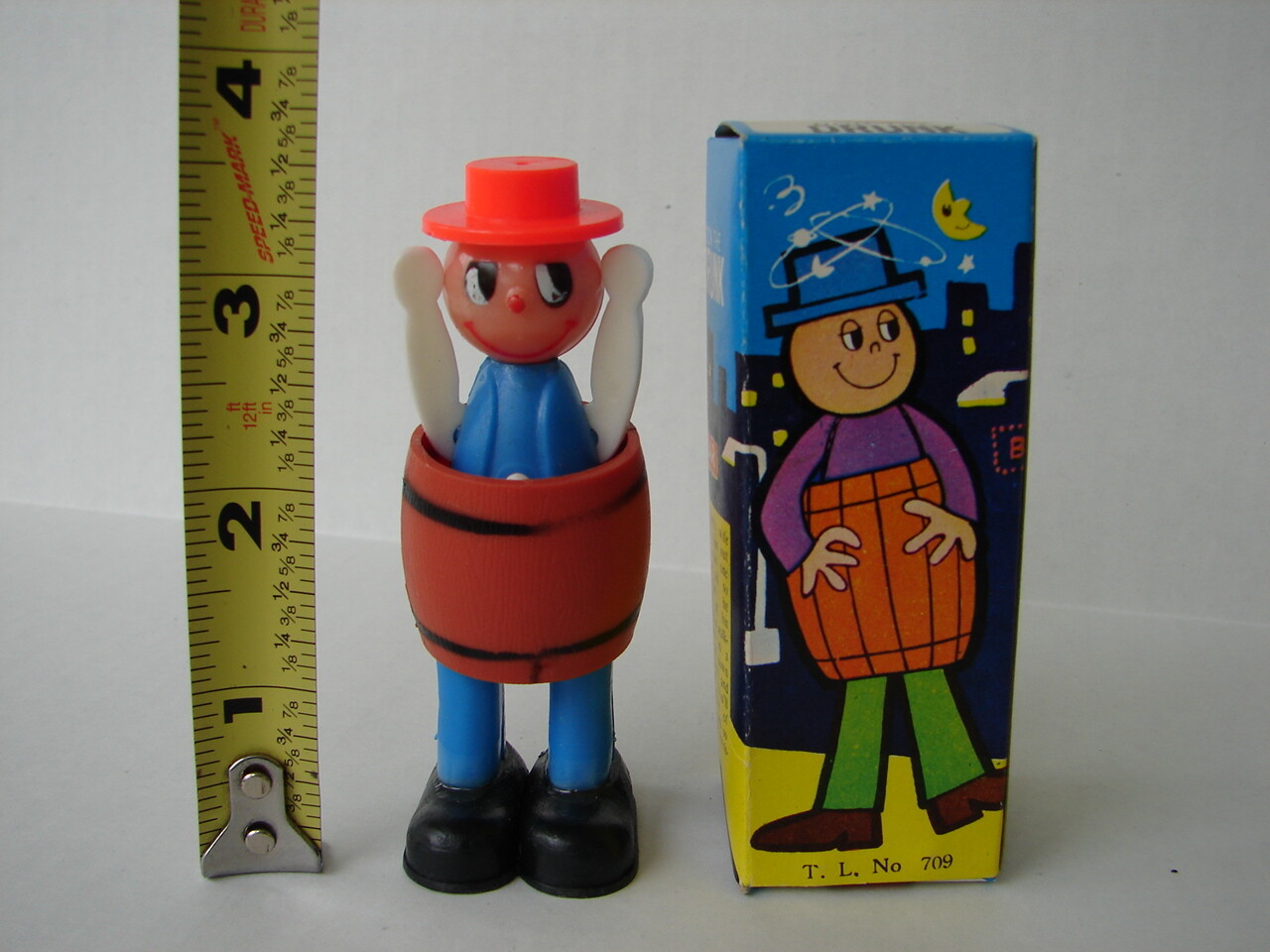1970’s Drunk Man in Barrel Adult Novelty Christmas Gag Gift Risque Drunk Penis