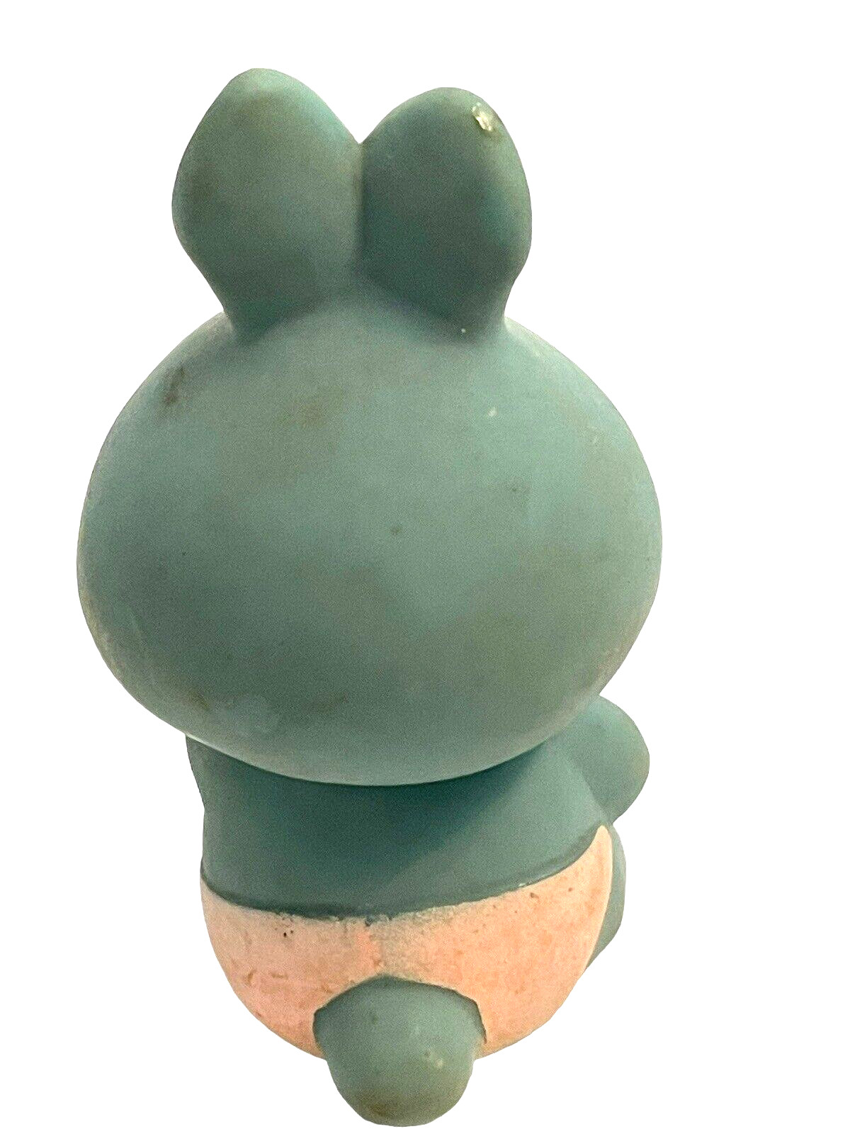 VTG 1978 AVON Blue Bunny Rabbit 1st Years Baby Squeaky Squeaker Toy Taiwan
