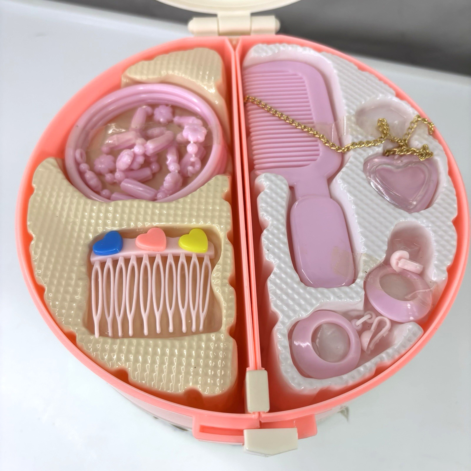 VTG 80s Vanity Hair Set Accessories Pretend Play Girlhood Core Toys Nostalgic