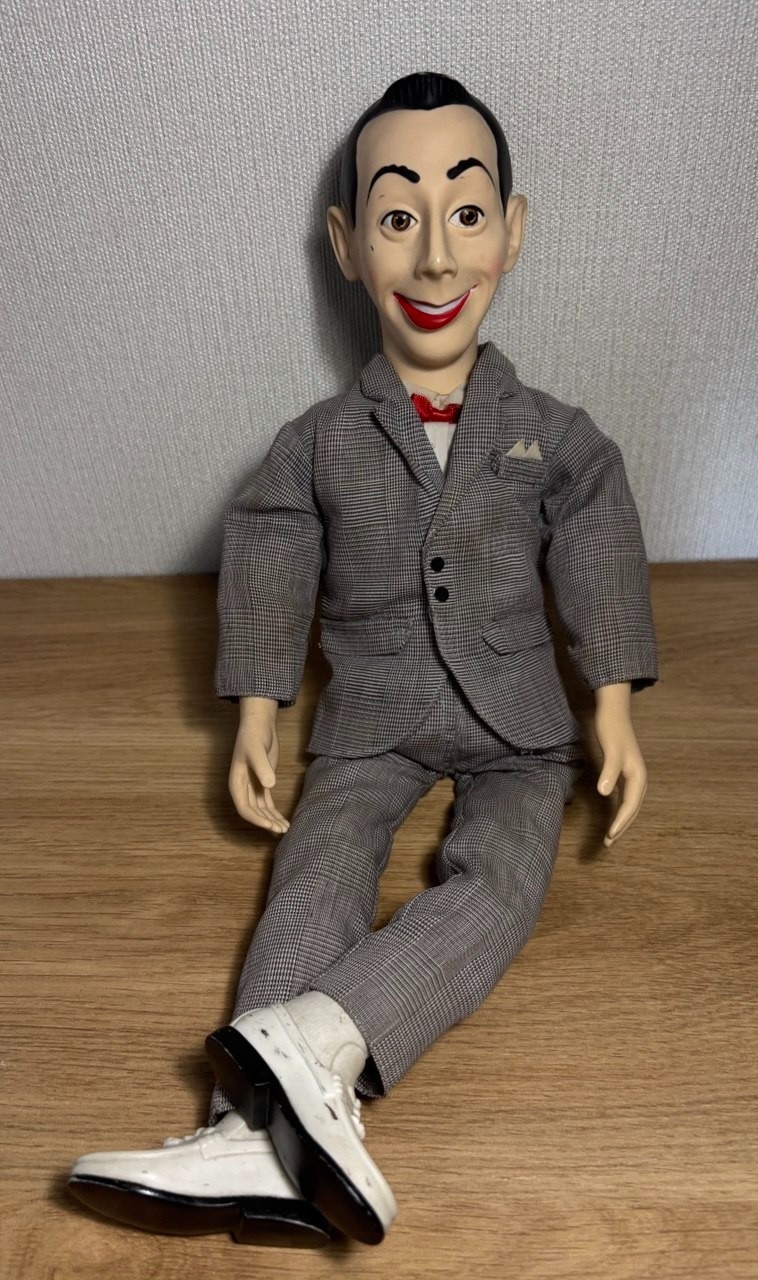 Vintage 17” Pee Wee Herman Doll 1980s