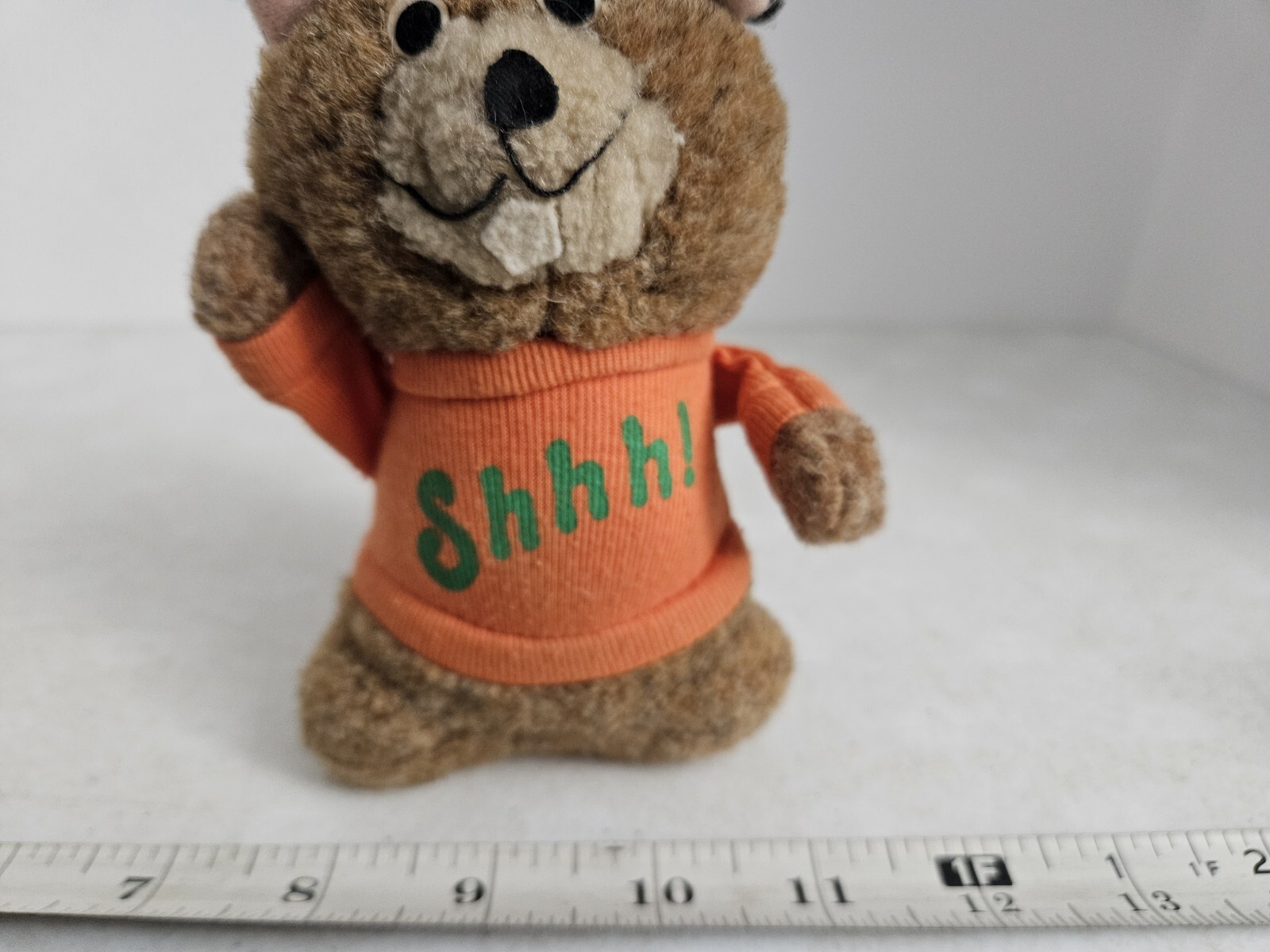 Vintage 1980s Shirt Tales Cartoon Beaver Plush Child’s Toy